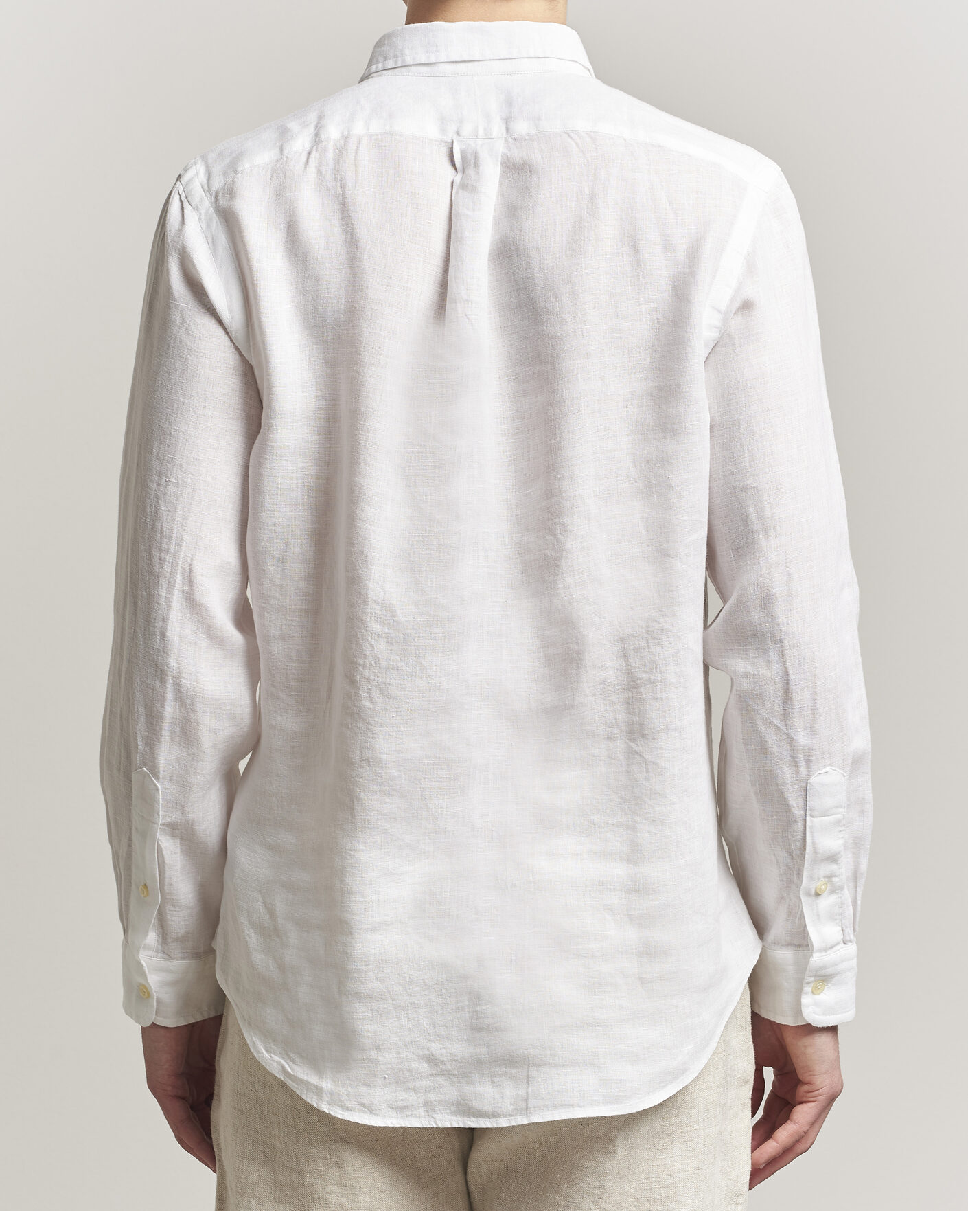 Herr | Skjortor | Polo Ralph Lauren | Slim Fit Linen Shirt White