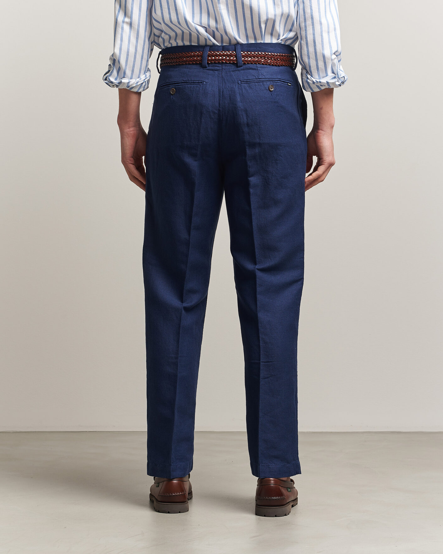 Herr | Byxor | Polo Ralph Lauren | Cotton Linen Pants Newport Navy