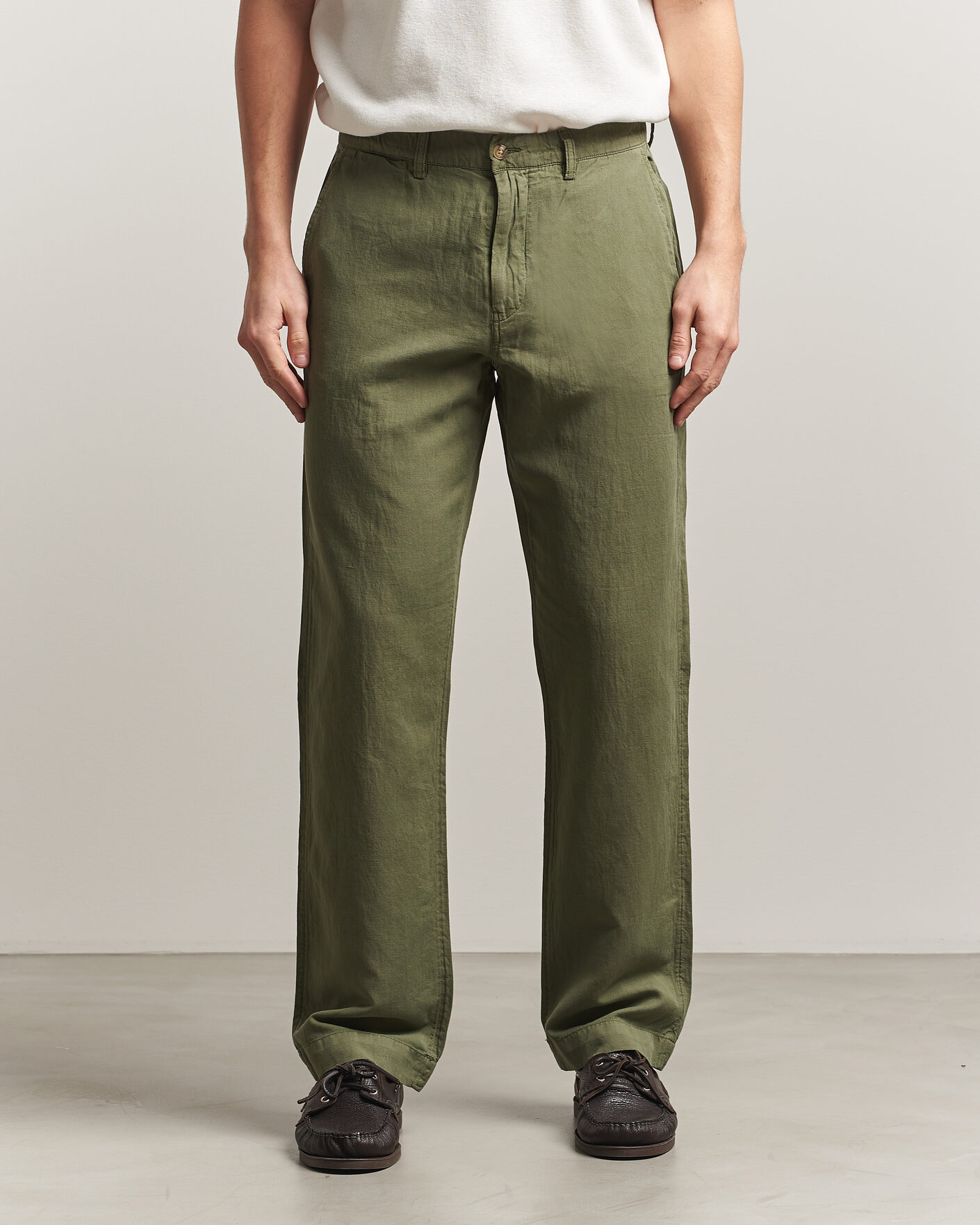 Herr | Byxor | Polo Ralph Lauren | Linen Cotton Pants Garden Trail