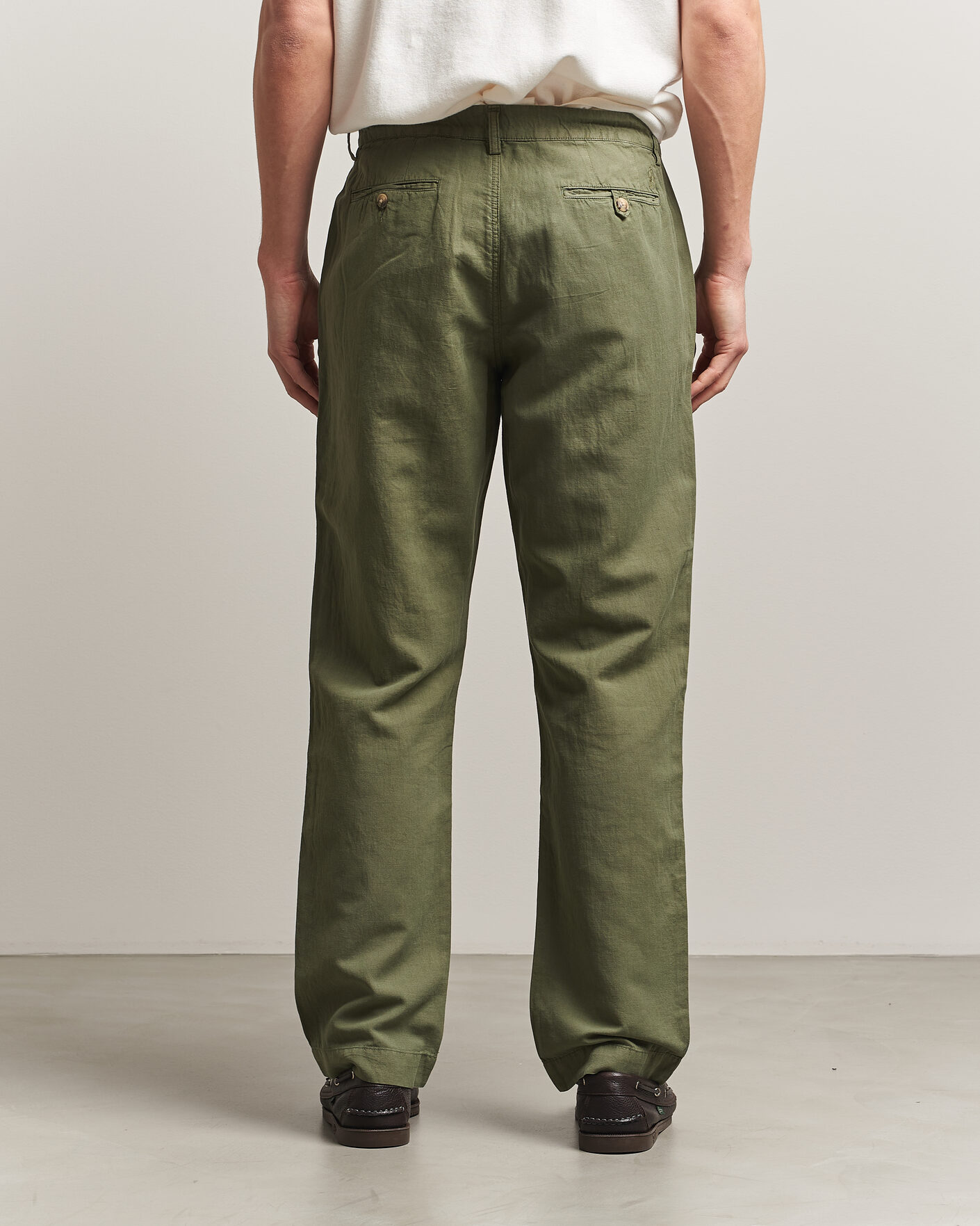 Herr | Byxor | Polo Ralph Lauren | Linen Cotton Pants Garden Trail