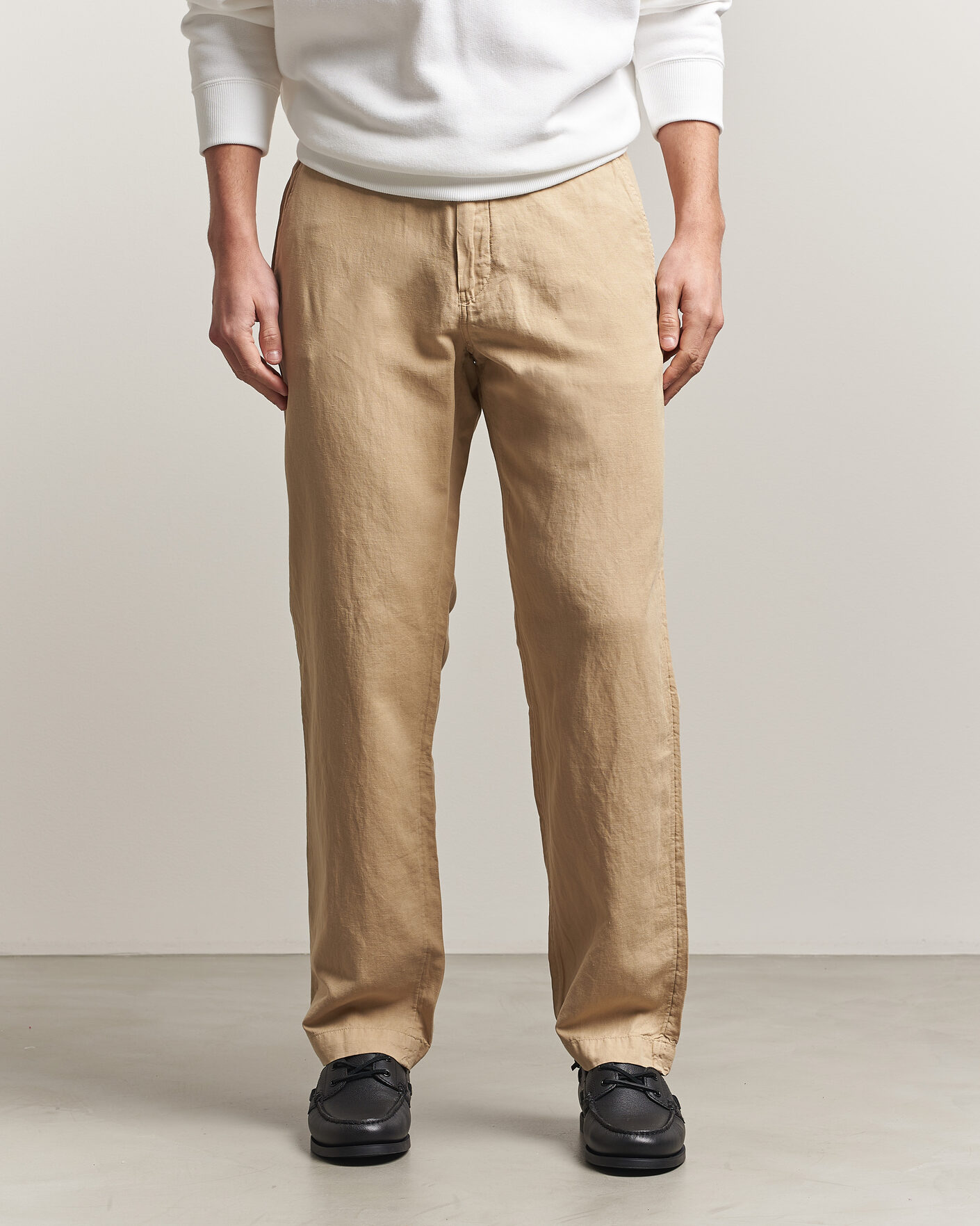 Herr | Byxor | Polo Ralph Lauren | Linen Cotton Pants Coastal Beige