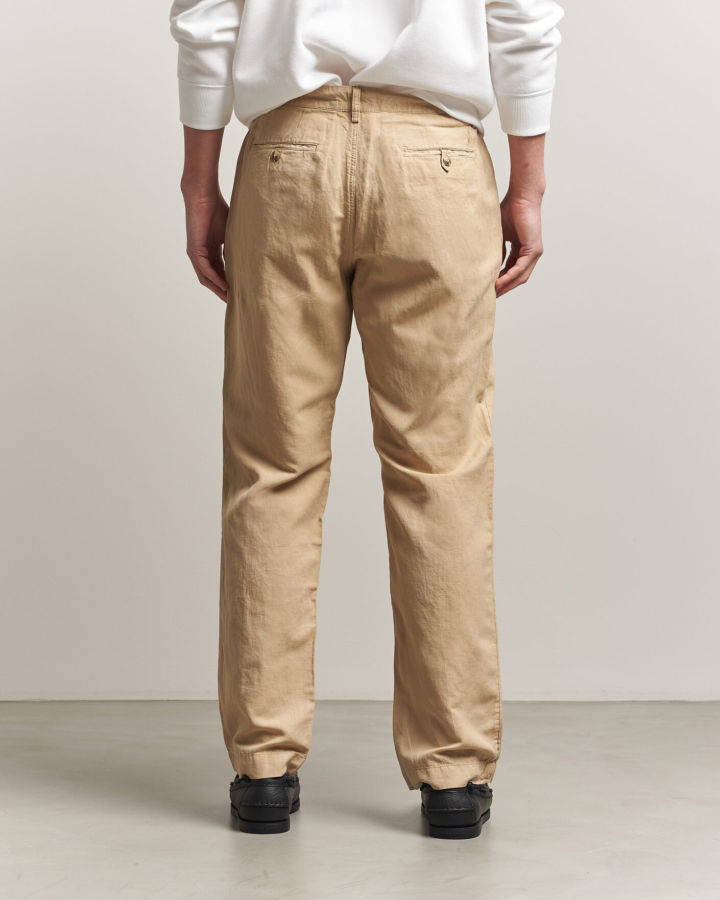 Herr | Byxor | Polo Ralph Lauren | Linen Cotton Pants Coastal Beige