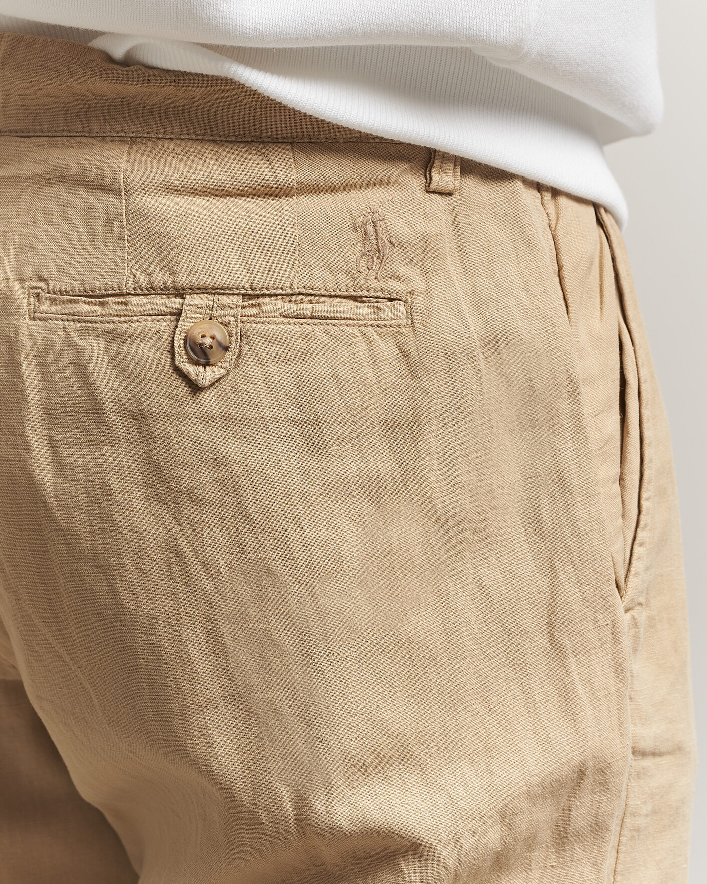 Herr | Byxor | Polo Ralph Lauren | Linen Cotton Pants Coastal Beige