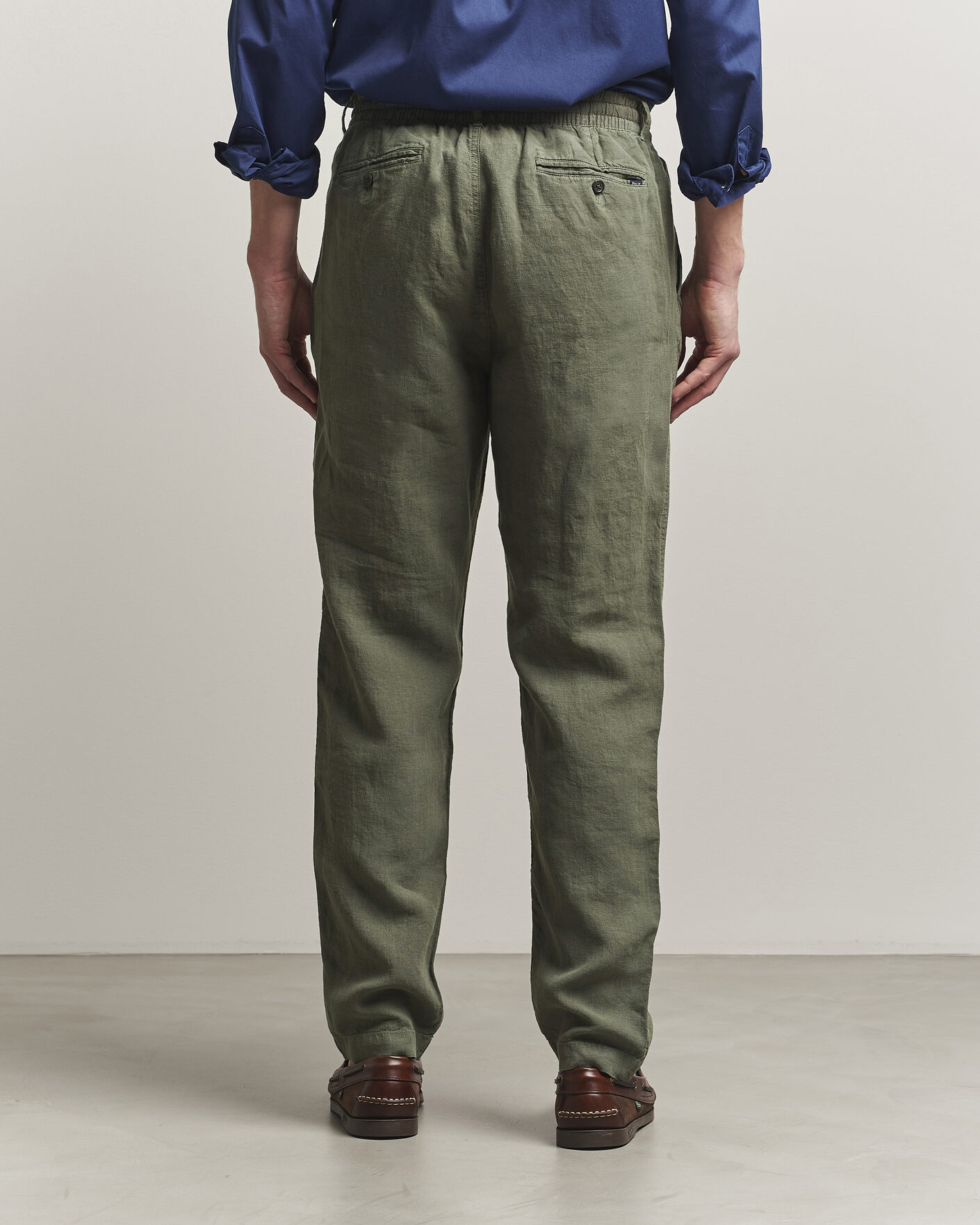 Herr | Byxor | Polo Ralph Lauren | Prepster Linen Trousers New Olive
