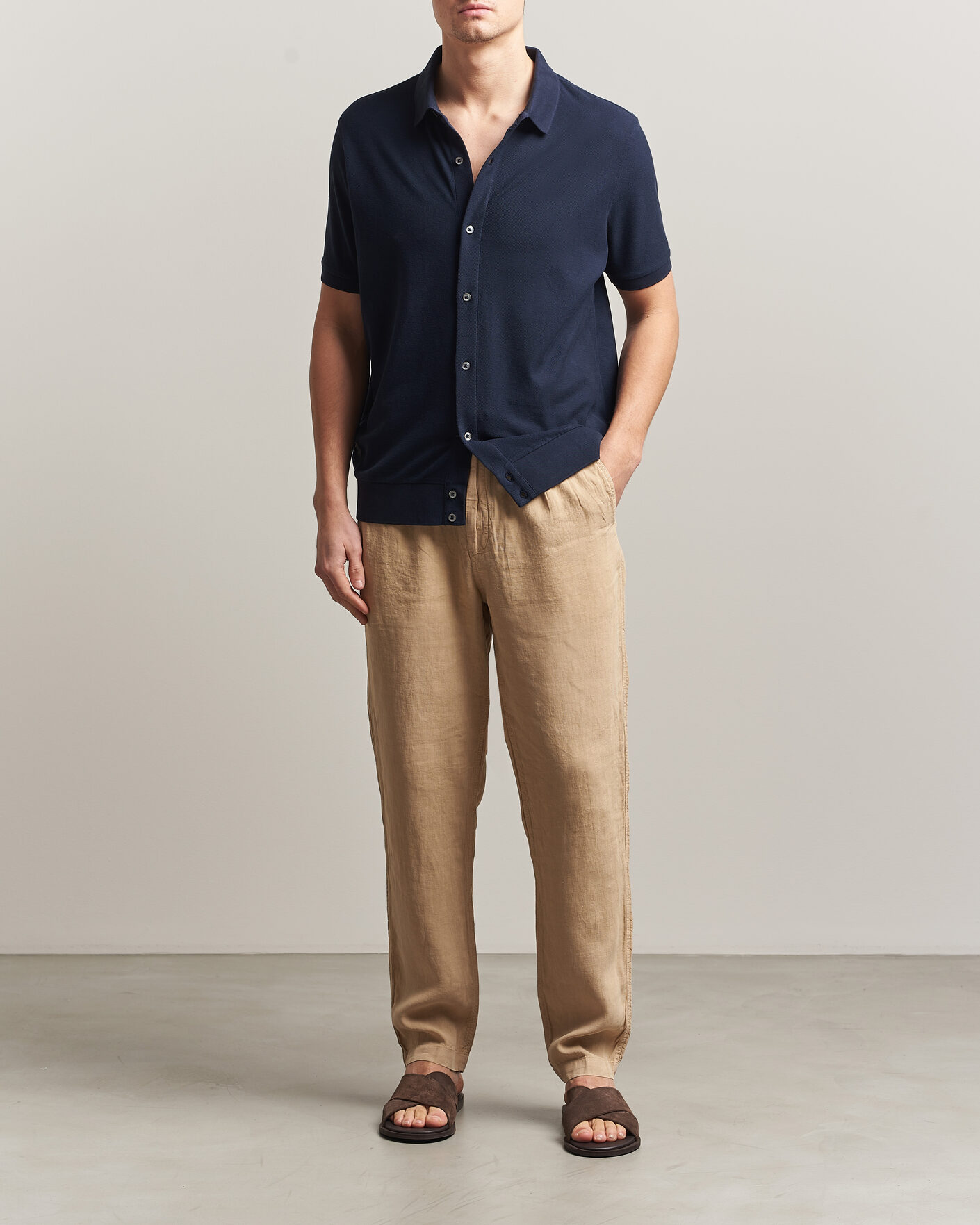 Herr | Byxor | Polo Ralph Lauren | Prepster Linen Trousers Classic Khaki