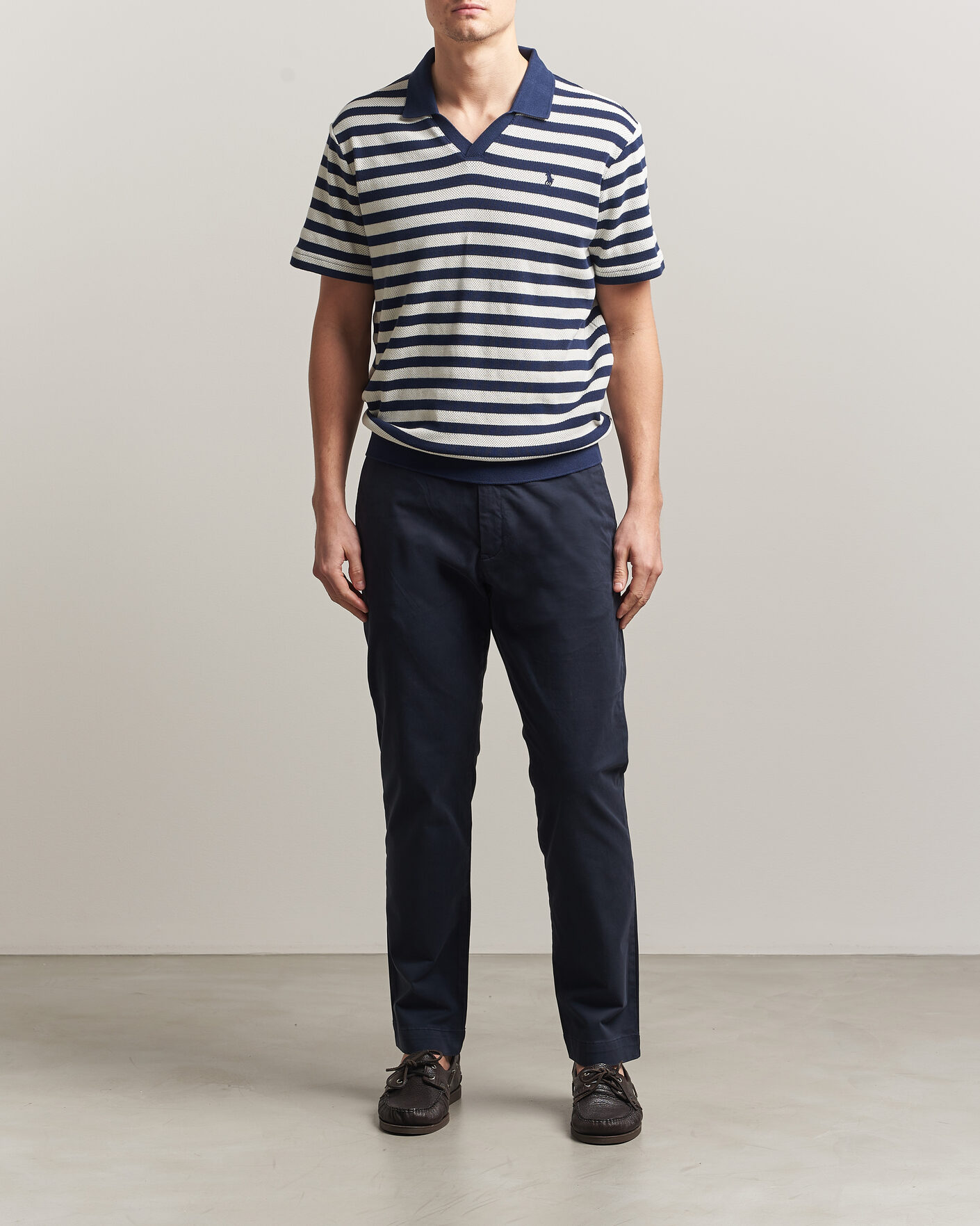 Herr | Byxor | Polo Ralph Lauren | Jarrett Satin Chinos Aviator Navy
