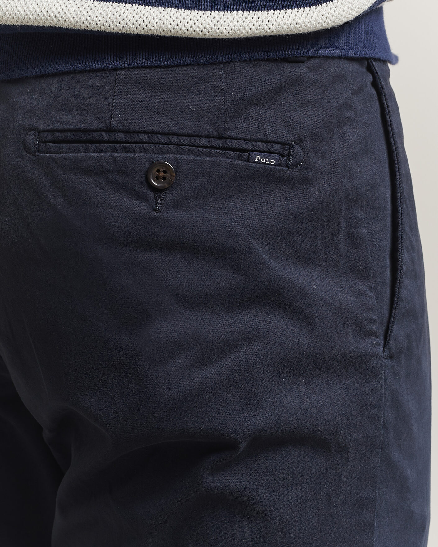 Herr | Byxor | Polo Ralph Lauren | Jarrett Satin Chinos Aviator Navy
