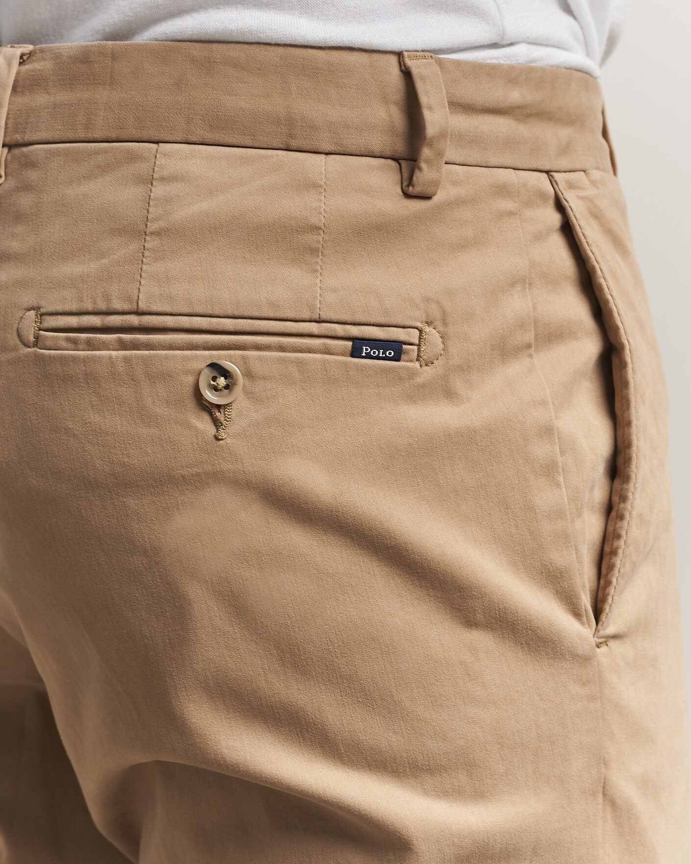 Herr | Byxor | Polo Ralph Lauren | Jarrett Satin Chinos Khaki Hill