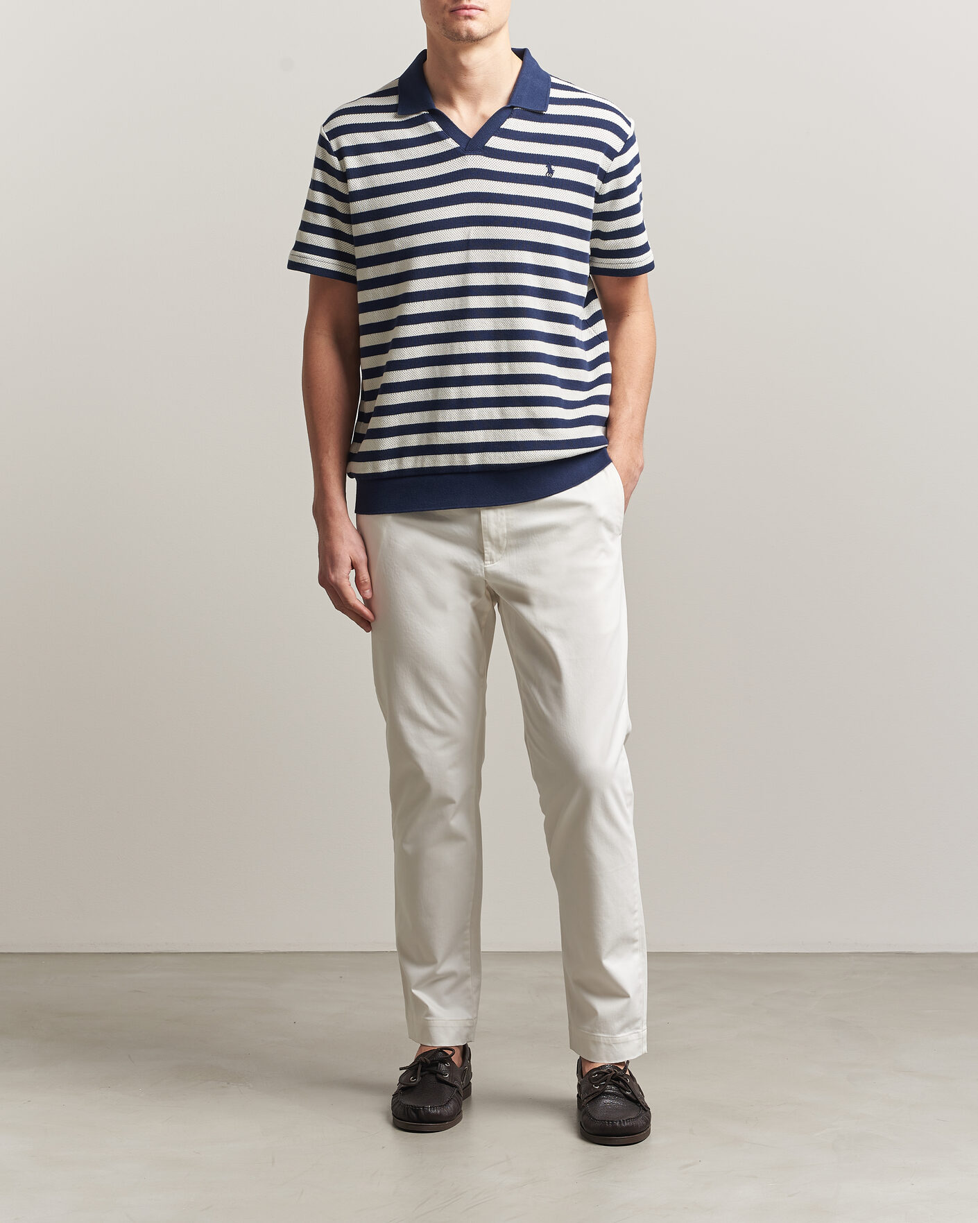 Herr | Byxor | Polo Ralph Lauren | Jarrett Satin Chinos Deckwash White