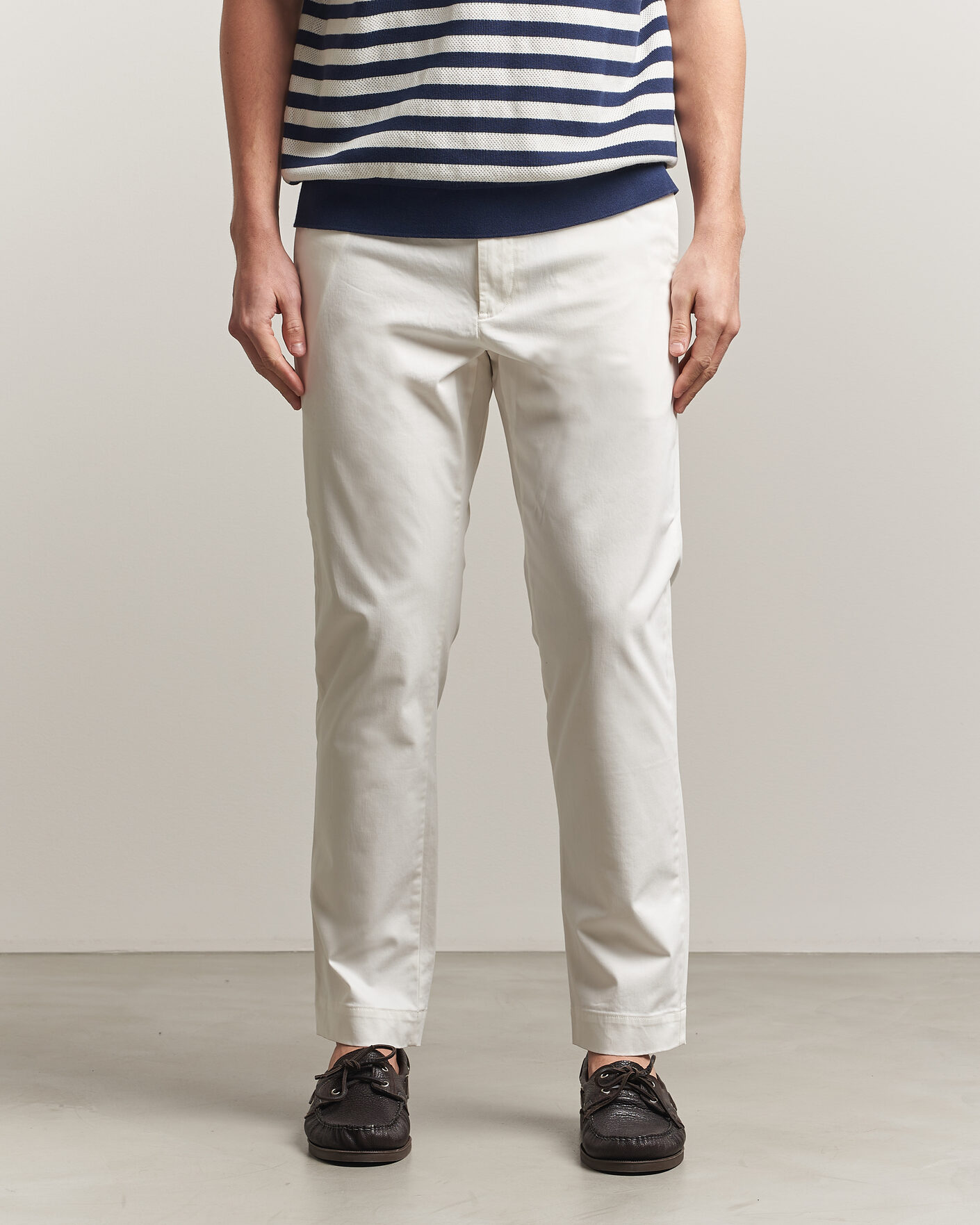 Herr | Byxor | Polo Ralph Lauren | Jarrett Satin Chinos Deckwash White