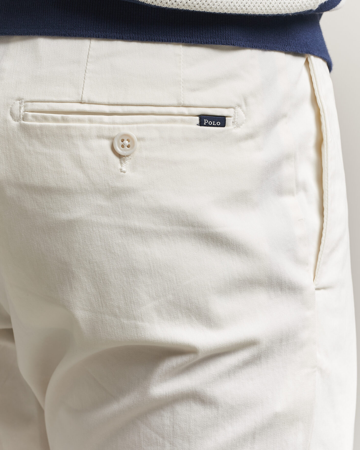 Herr | Byxor | Polo Ralph Lauren | Jarrett Satin Chinos Deckwash White