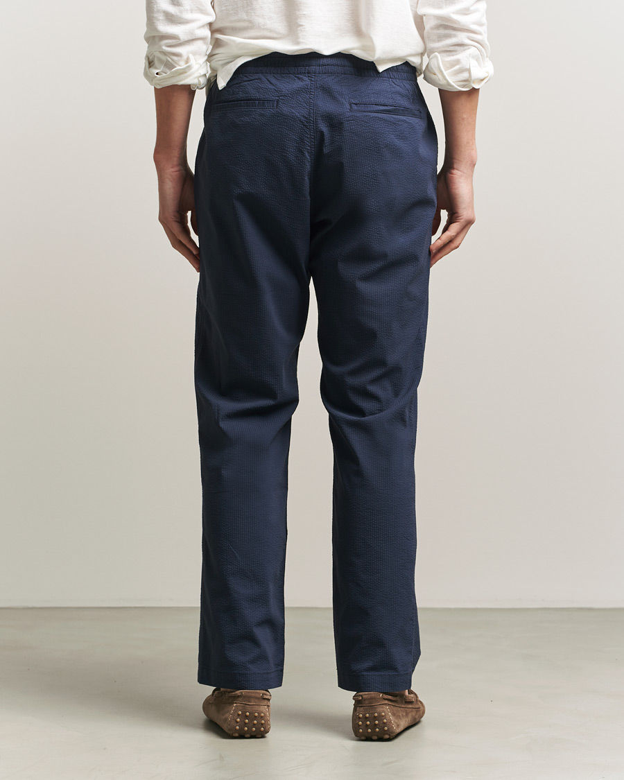 Herr | Byxor | Polo Ralph Lauren | Seersucker Pants Newport Navy