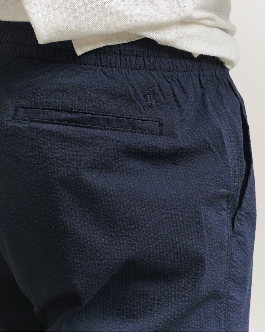 Herr | Byxor | Polo Ralph Lauren | Seersucker Pants Newport Navy