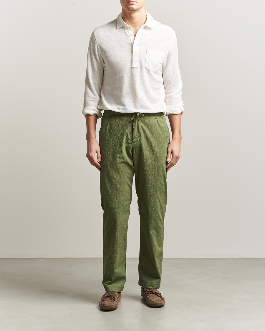 Herr | Byxor | Polo Ralph Lauren | Seersucker Pants Supply Olive