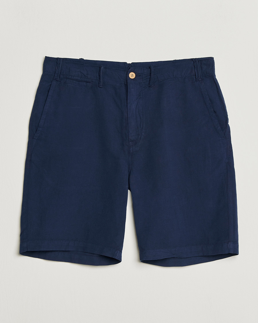 Herr | Shorts | Polo Ralph Lauren | Cotton/Linen Shorts Spring Navy