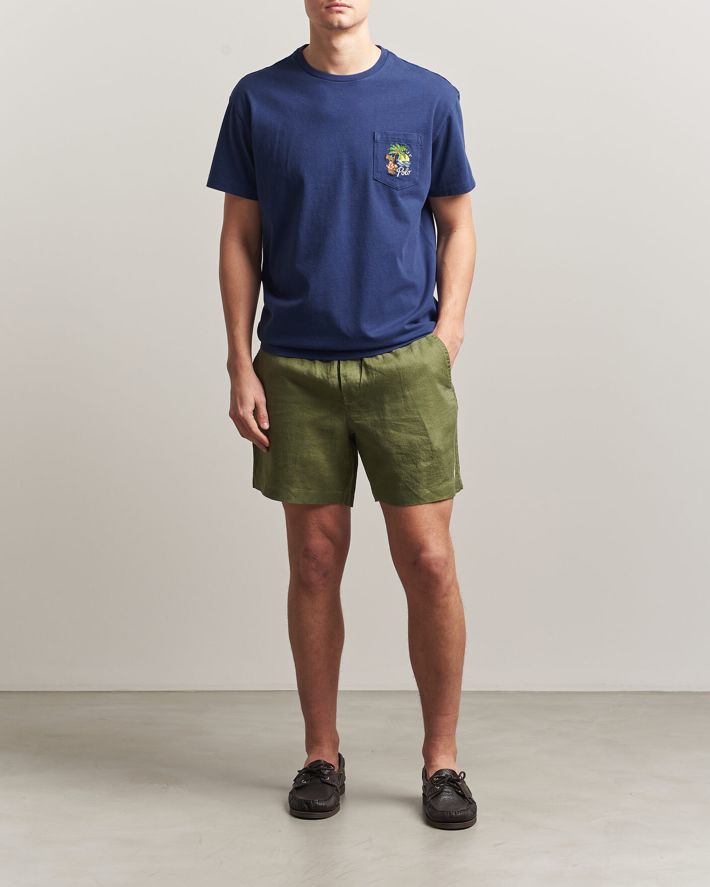 Herr | Shorts | Polo Ralph Lauren | Dyed Linen Shorts Garden Trail