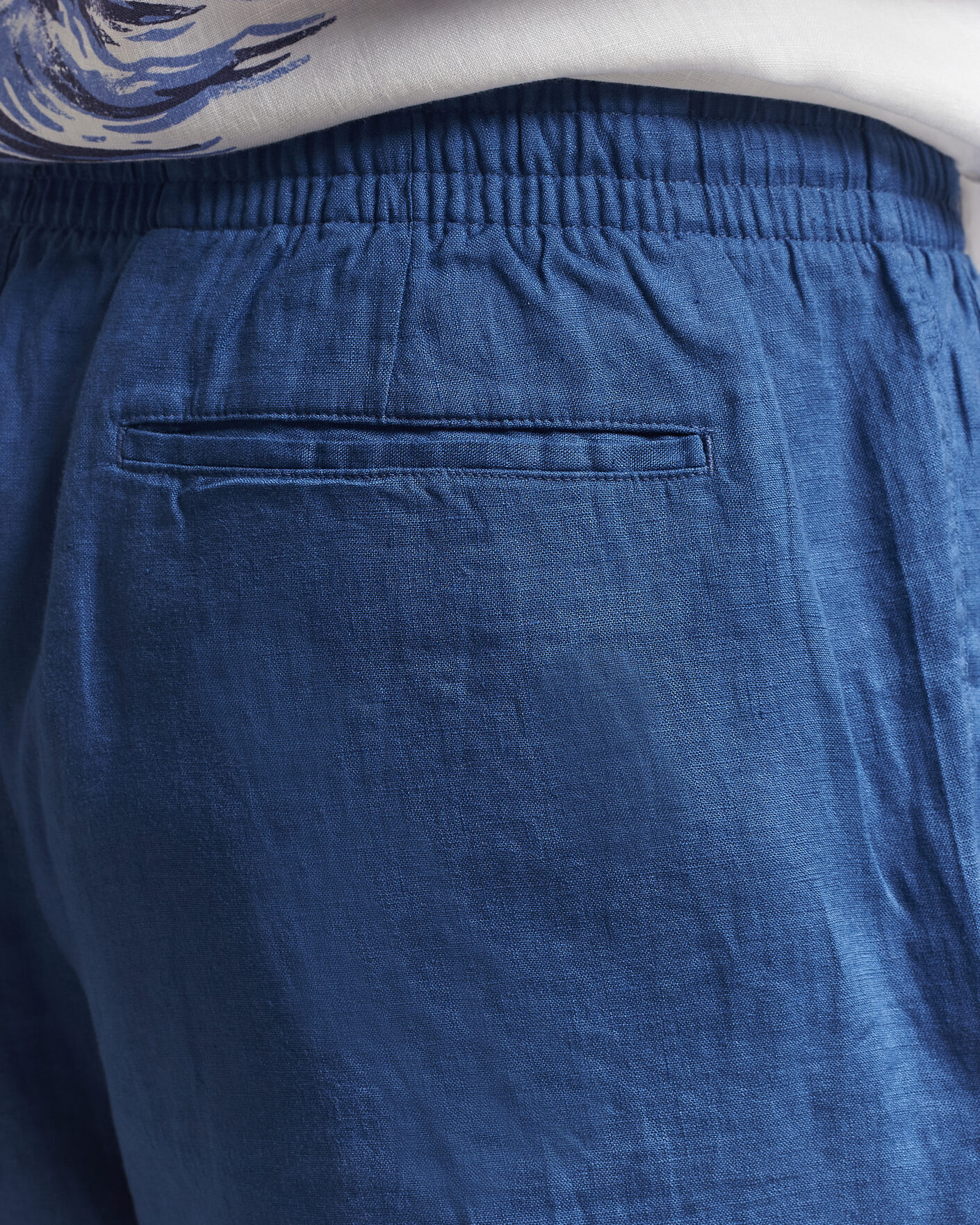 Herr | Shorts | Polo Ralph Lauren | Dyed Linen Shorts Dusty Azure