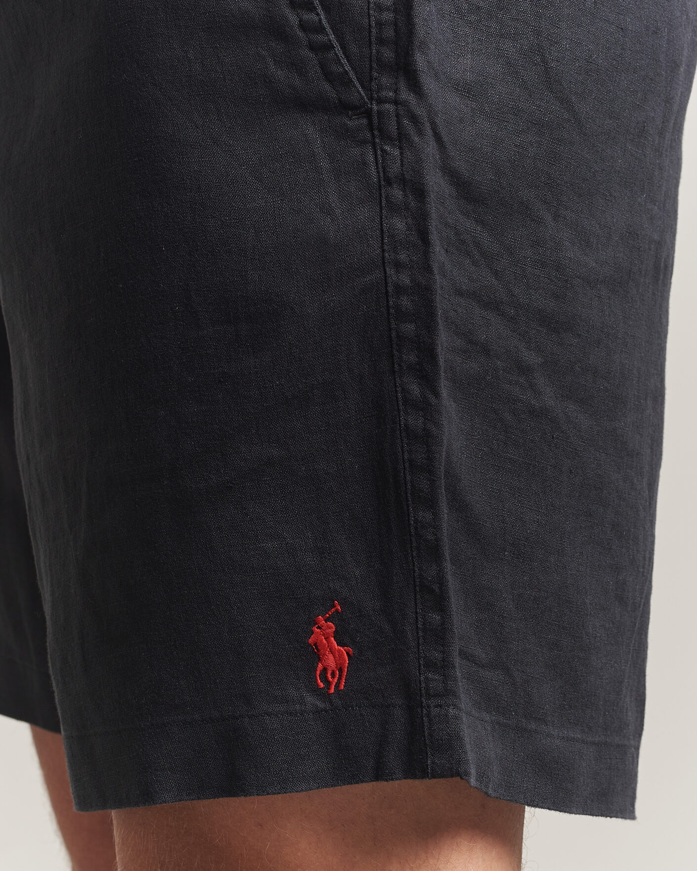 Herr | Shorts | Polo Ralph Lauren | Dyed Linen Shorts Polo Black