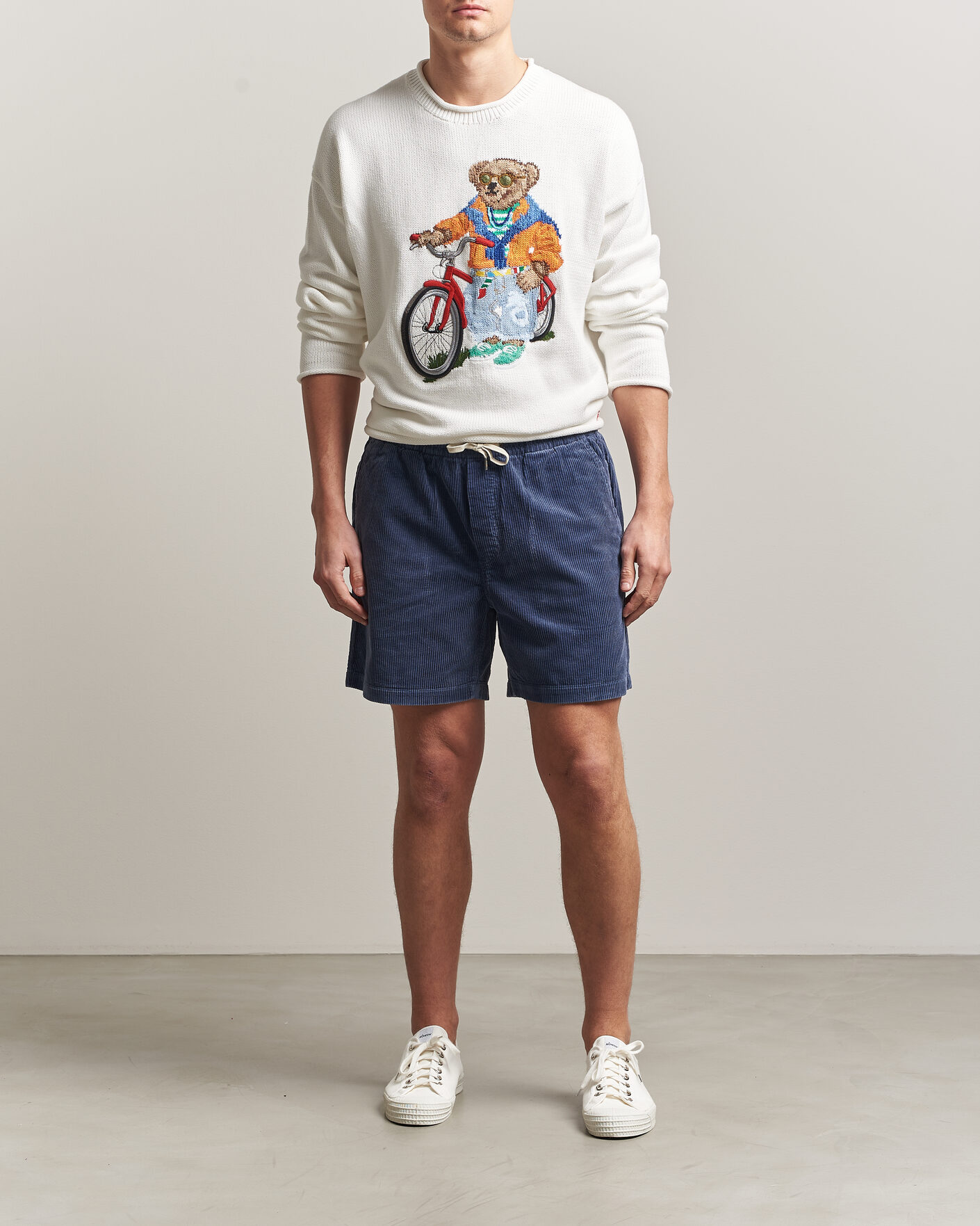 Herr | Shorts | Polo Ralph Lauren | Corduroy Shorts Boston Navy