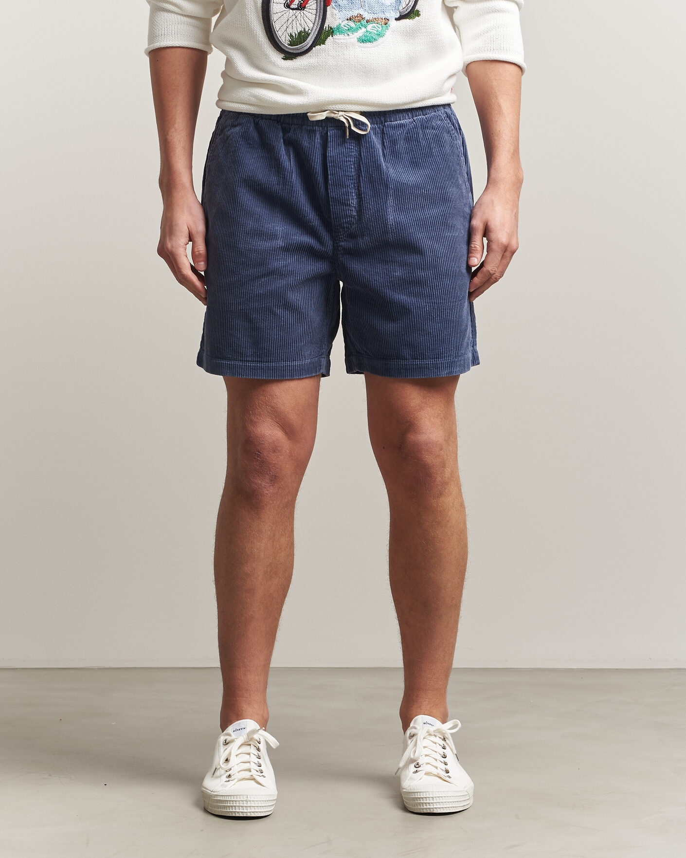 Herr | Shorts | Polo Ralph Lauren | Corduroy Shorts Boston Navy
