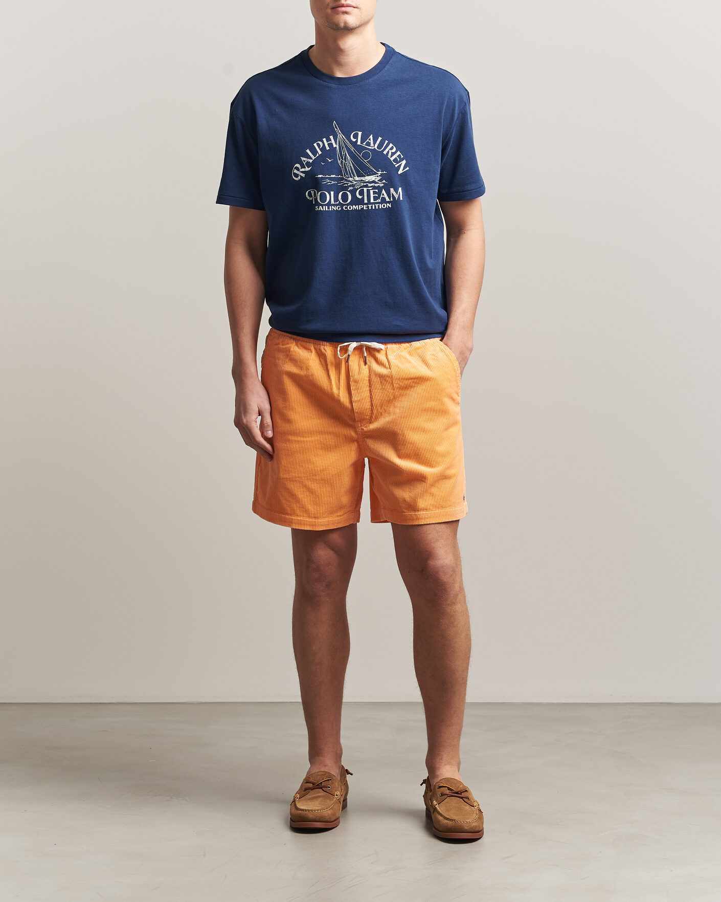 Herr | Shorts | Polo Ralph Lauren | Corduroy Shorts Key West Orange