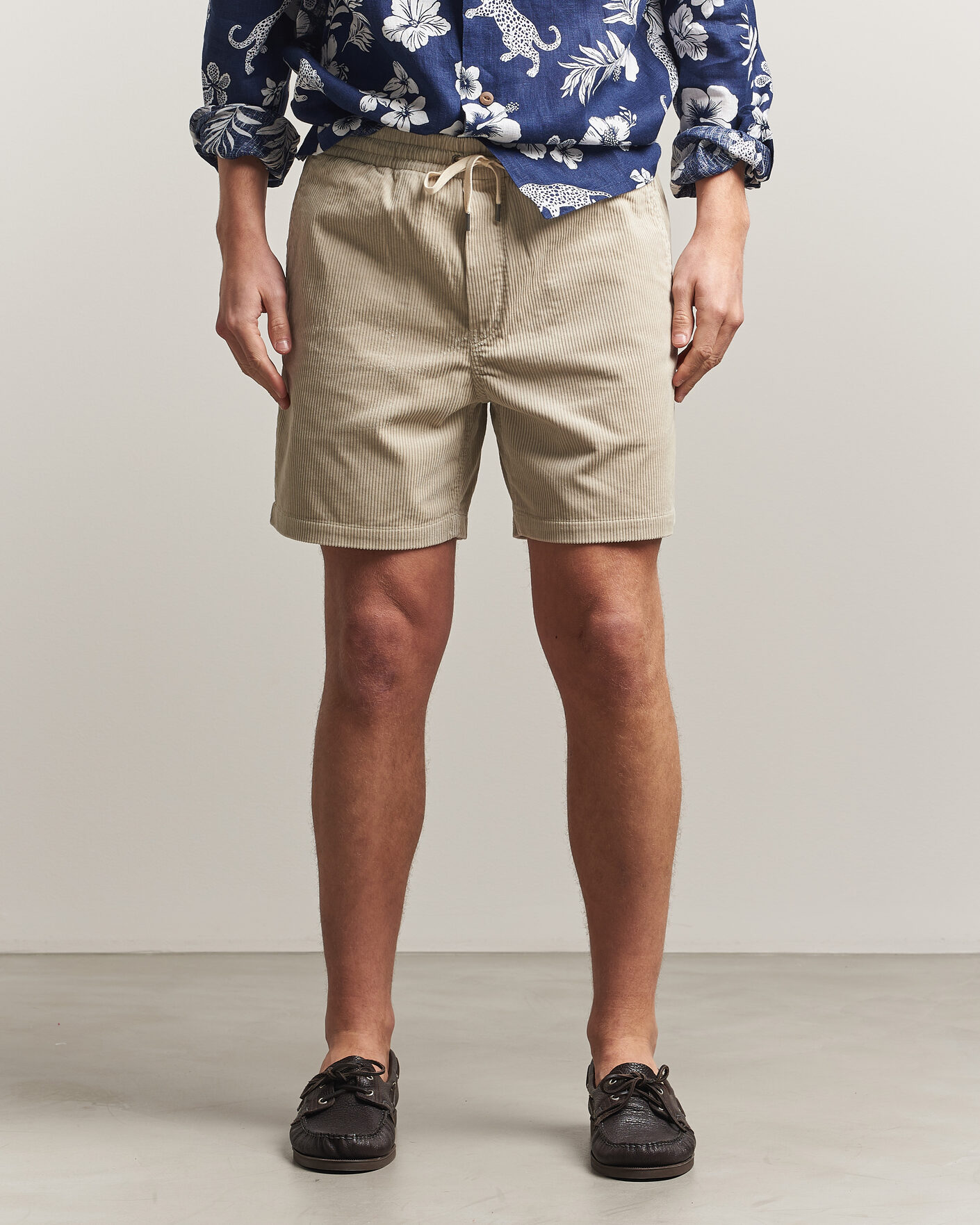 Herr | Shorts | Polo Ralph Lauren | Corduroy Shorts Khaki Stone