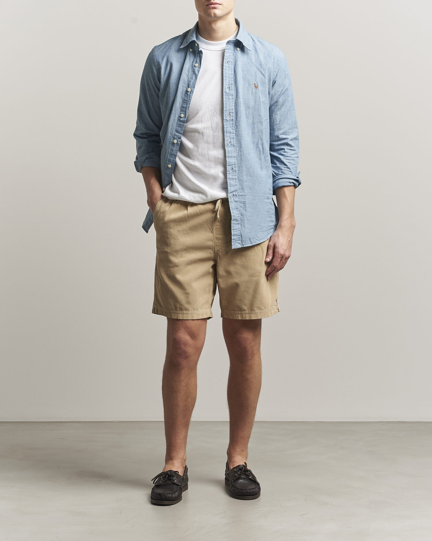 Herr | Shorts | Polo Ralph Lauren | Wale Cord Shorts Paddock Tan