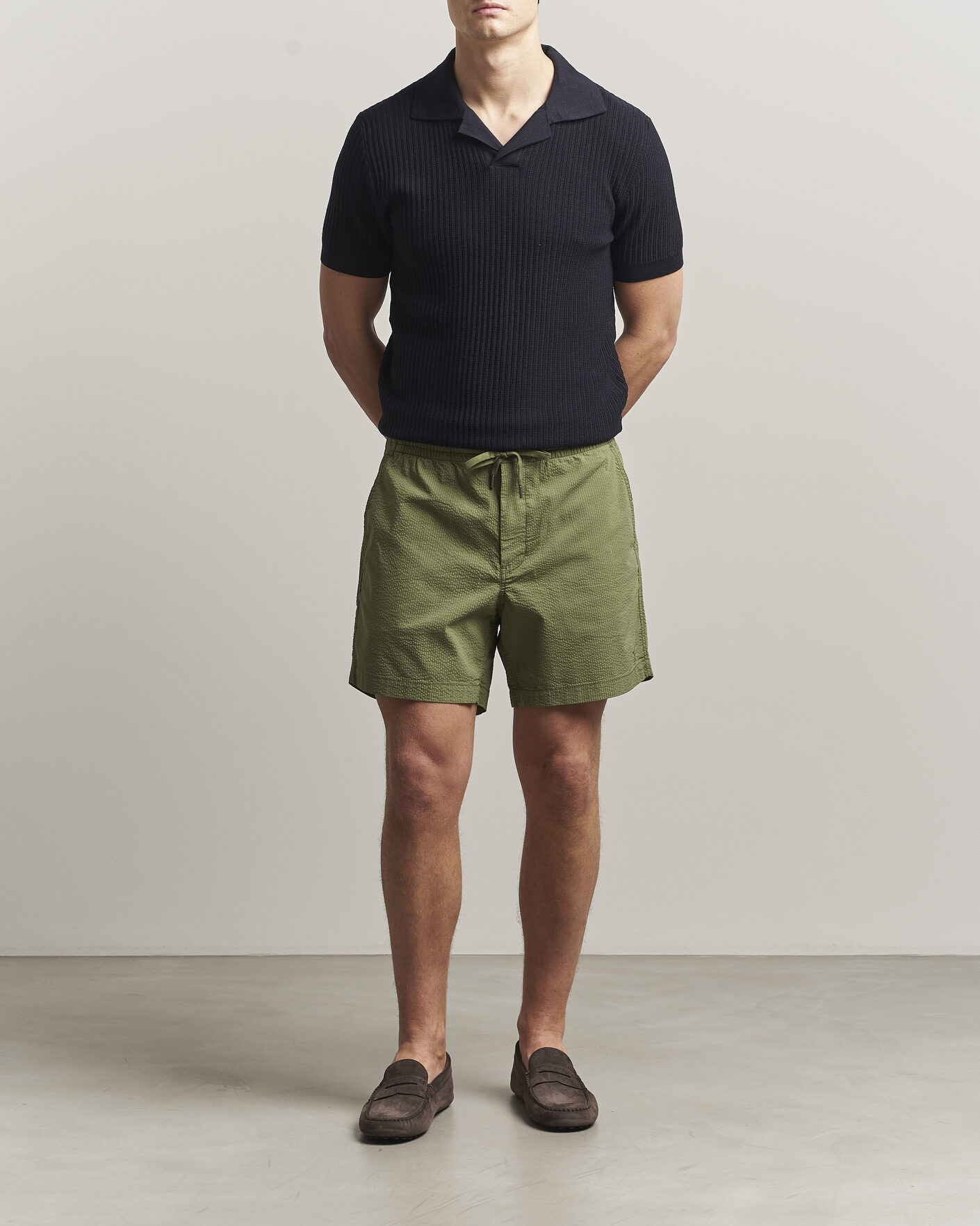 Herr | Shorts | Polo Ralph Lauren | Seersucker Shorts Supply Olive