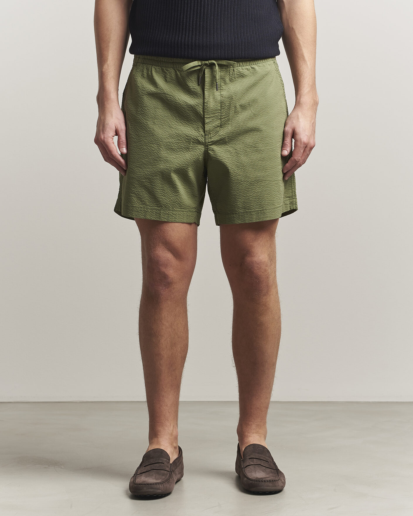 Herr | Shorts | Polo Ralph Lauren | Seersucker Shorts Supply Olive