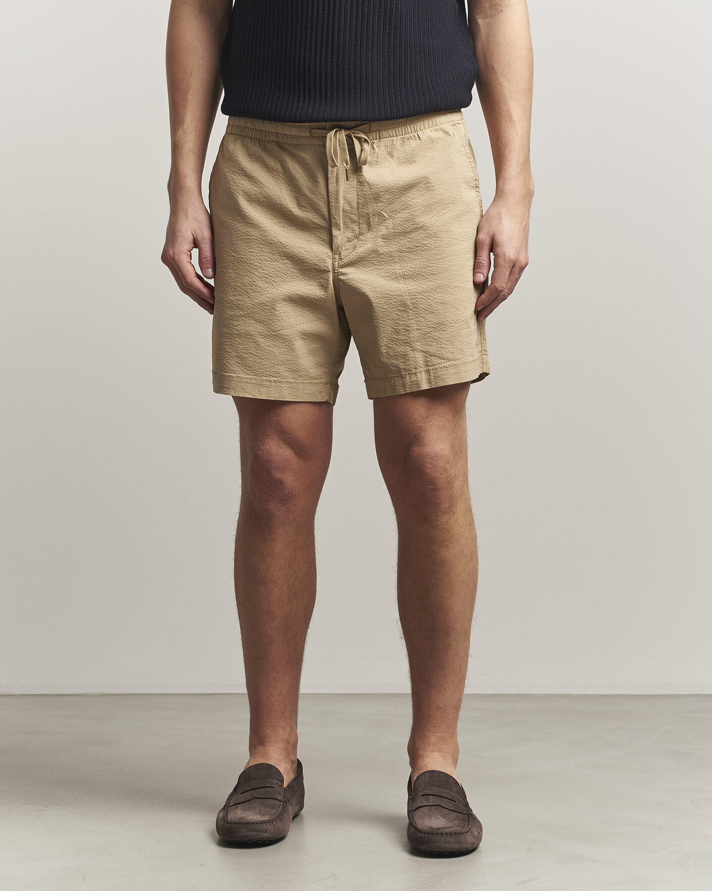 Herr | Shorts | Polo Ralph Lauren | Seersucker Shorts Coastal Beige