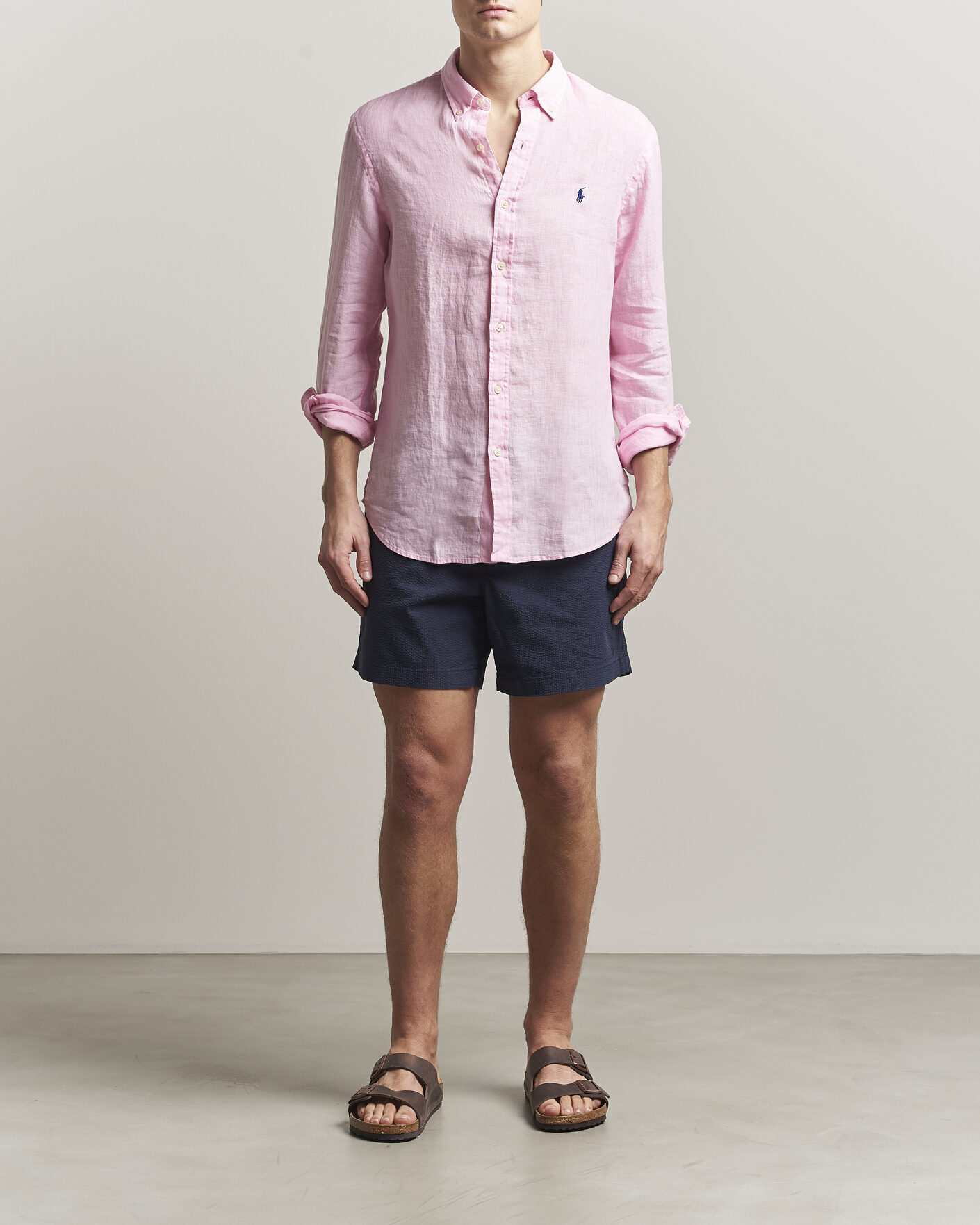 Herr | Shorts | Polo Ralph Lauren | Seersucker Shorts Newport Navy