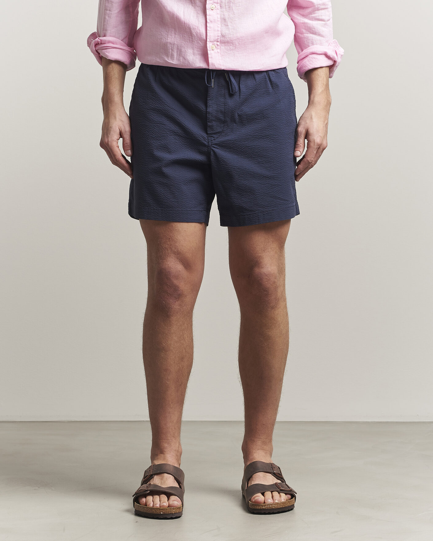 Herr | Shorts | Polo Ralph Lauren | Seersucker Shorts Newport Navy