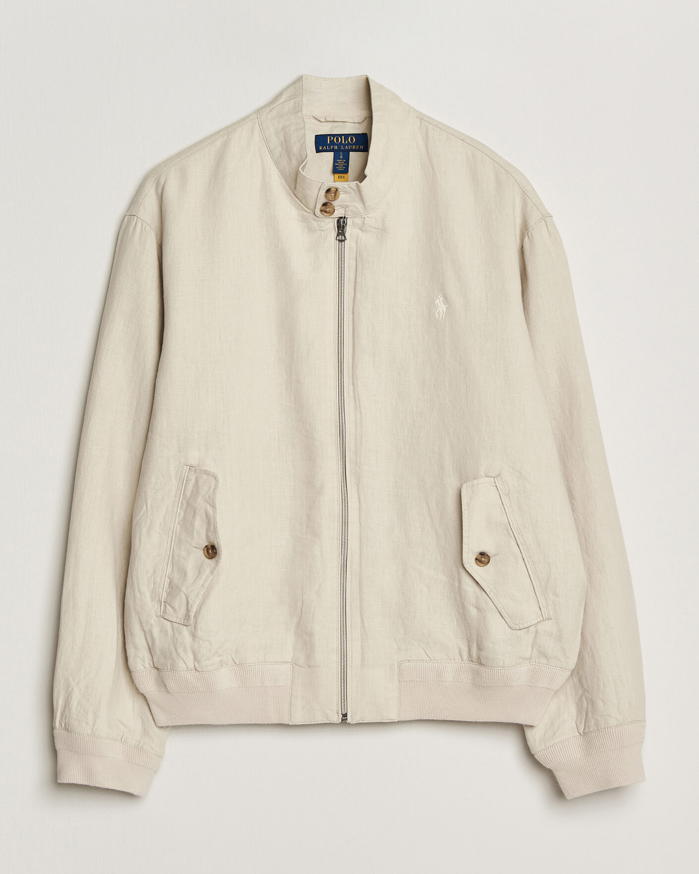 Herr | Jackor | Polo Ralph Lauren | Linen Herringbone Windbreaker Basic Sand