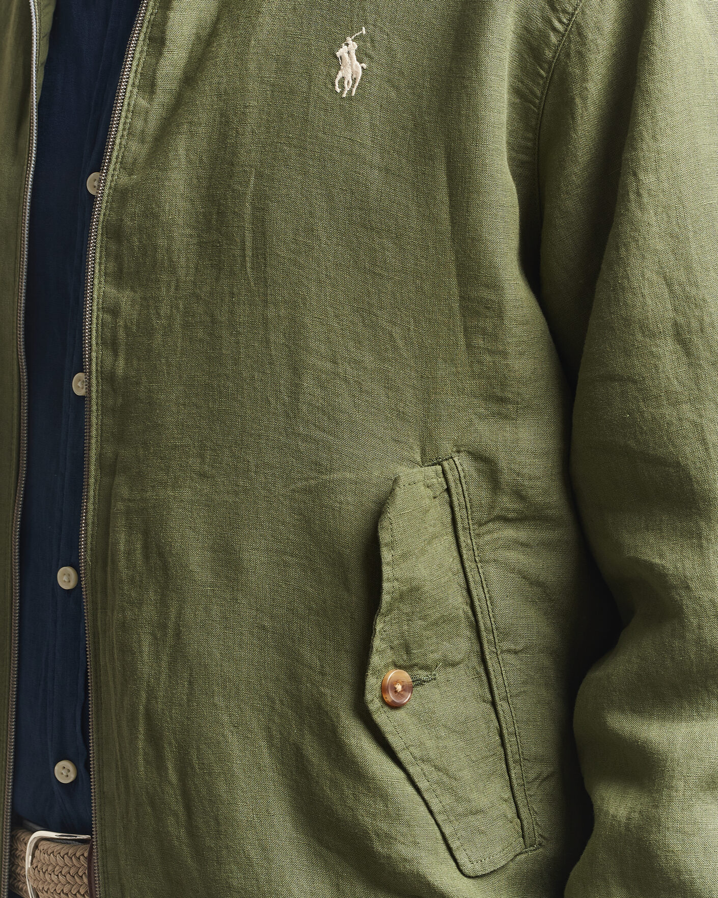 Herr | Jackor | Polo Ralph Lauren | Linen Herringbone Windbreaker Garden Trail