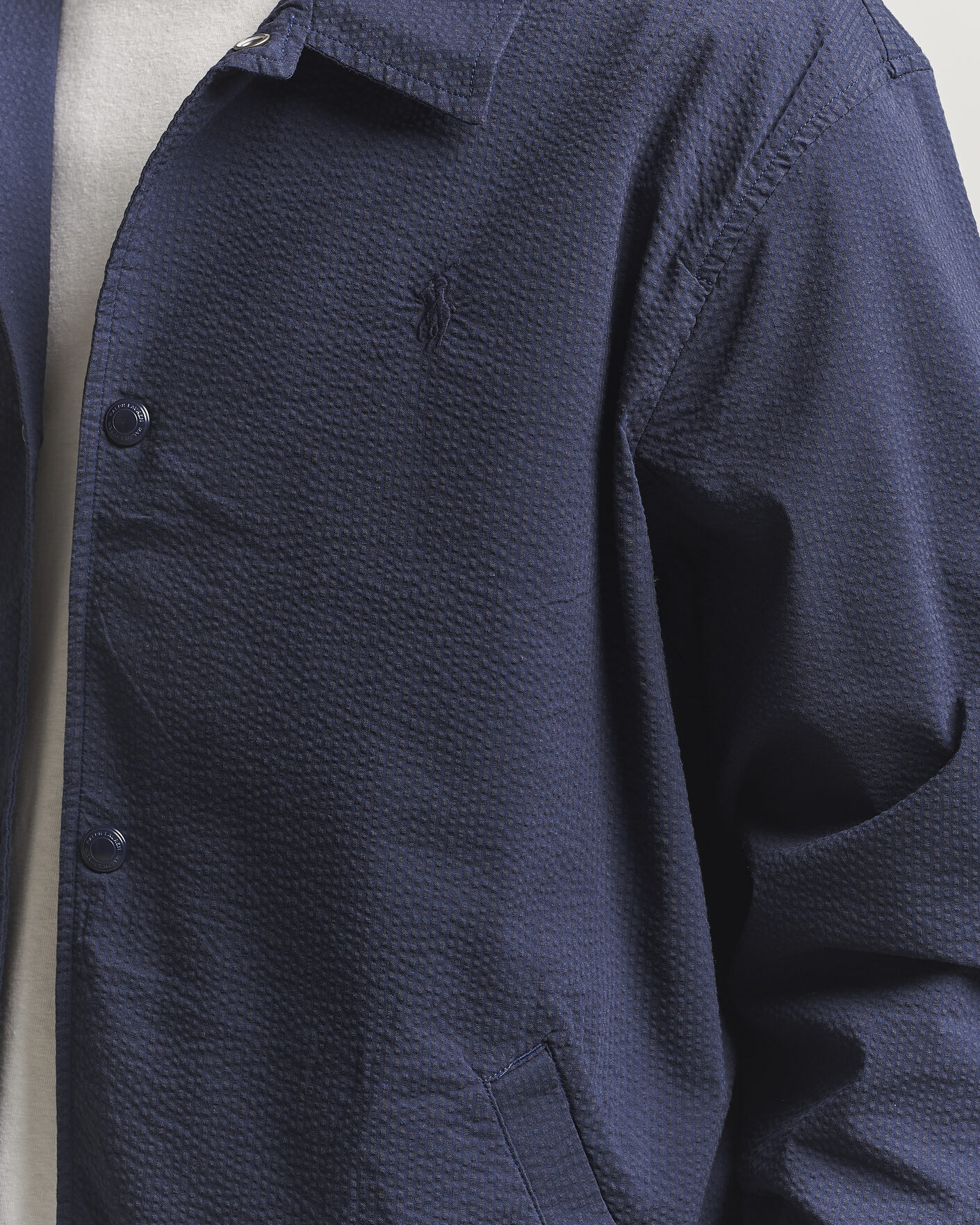 Herr | Jackor | Polo Ralph Lauren | Seersucker Windbreaker Jacket Newport Navy