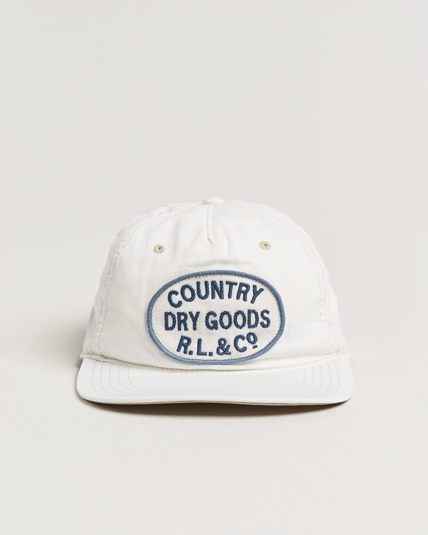 Herr | Hattar & kepsar | Polo Ralph Lauren | Cotton Herringbone Cap White
