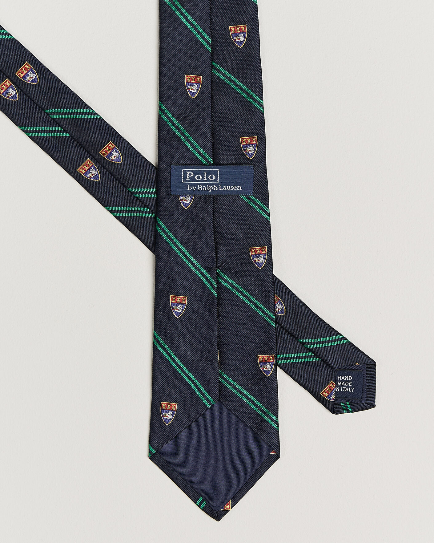Herr | Slipsar | Polo Ralph Lauren | Boarshead Club Tie Navy/Green
