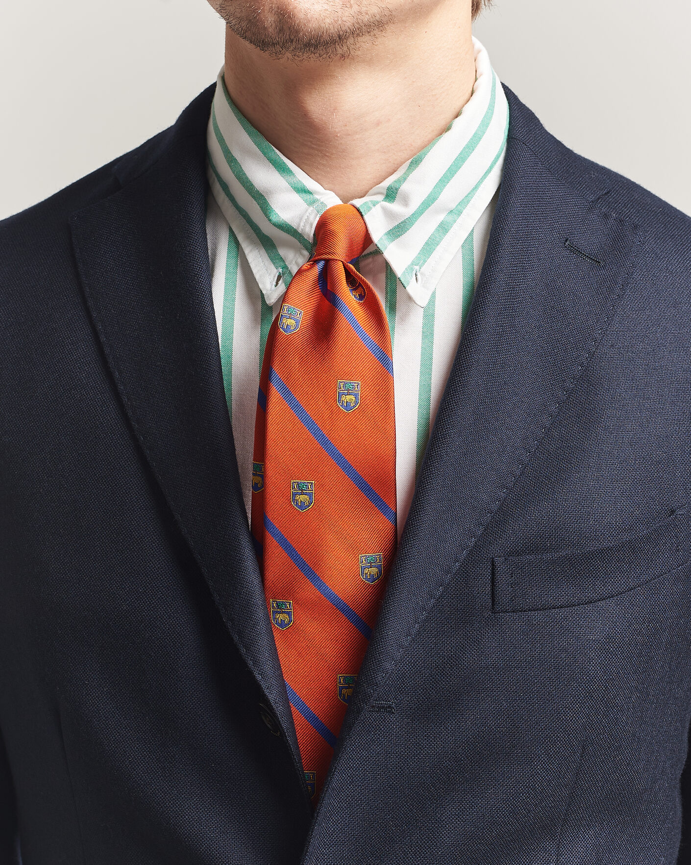 Herr | Slipsar | Polo Ralph Lauren | Elephant Palm Club Tie Orange