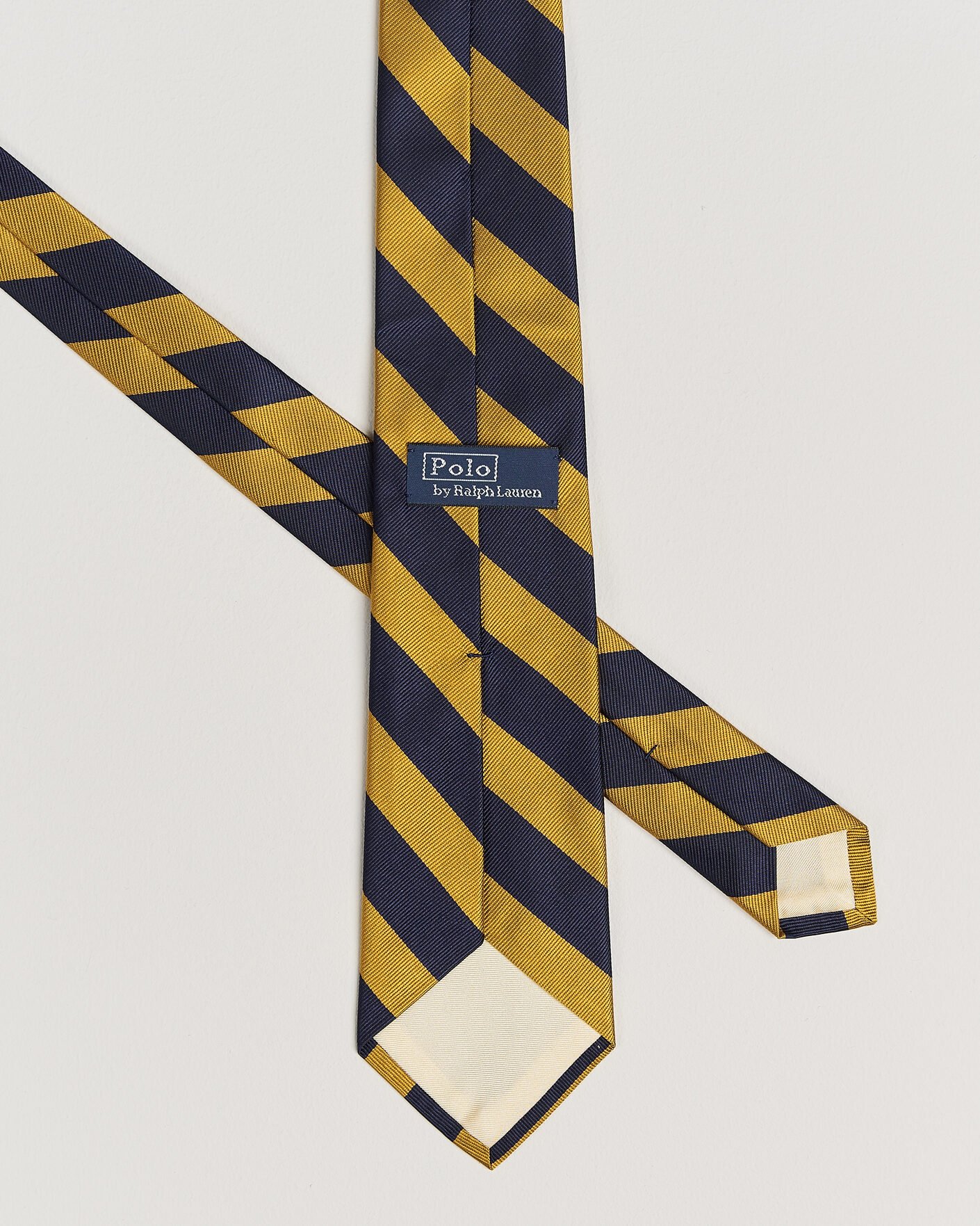 Herr | Slipsar | Polo Ralph Lauren | Striped Club Tie Navy/Gold