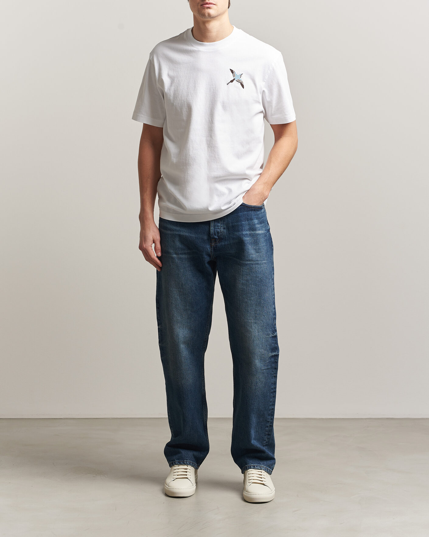 Herr | T-Shirts | Axel Arigato | Micro Bee Bird T-Shirt White