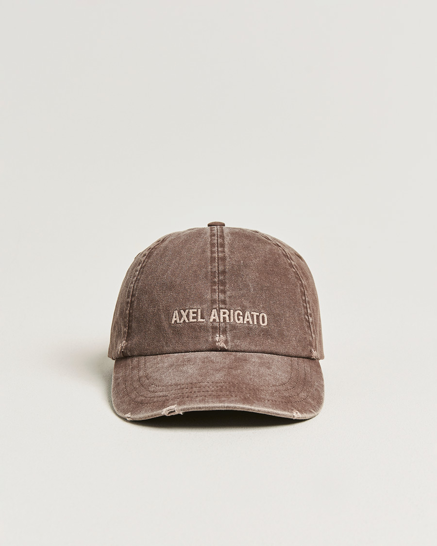 Herr | Hattar & kepsar | Axel Arigato | AA Logo Cap Washed Brown