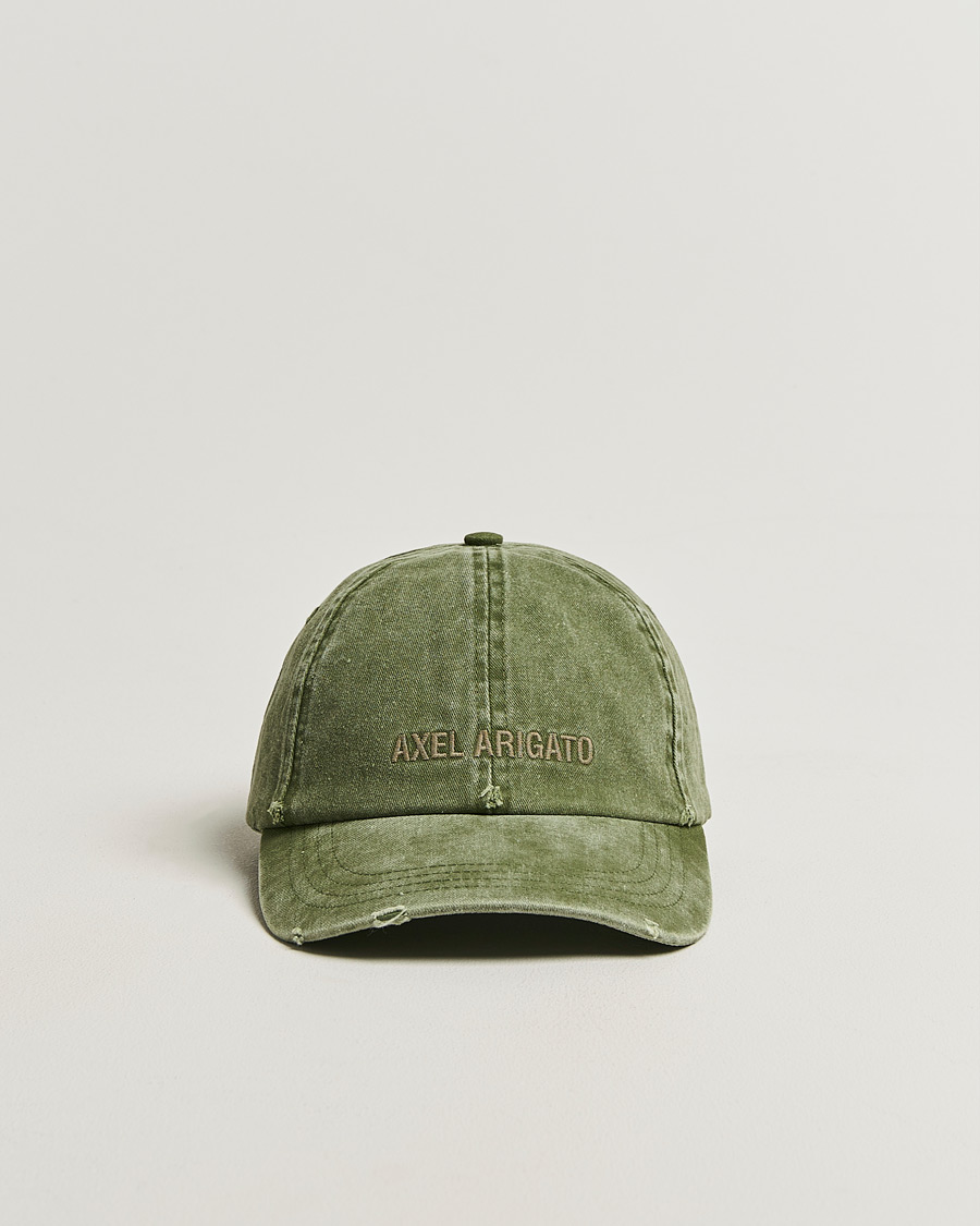 Herr | Hattar & kepsar | Axel Arigato | AA Logo Cap Washed Green