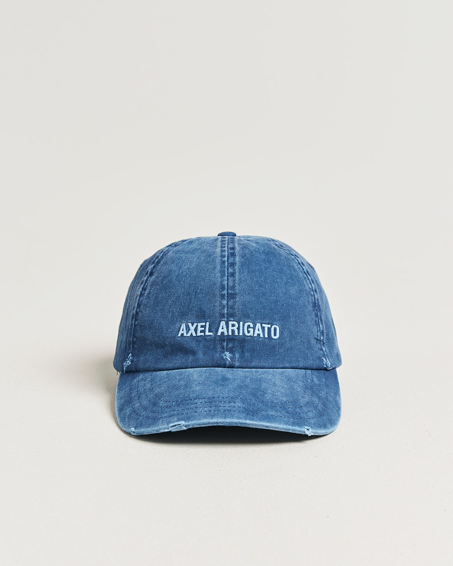 Herr | Hattar & kepsar | Axel Arigato | AA Logo Cap Washed Blue