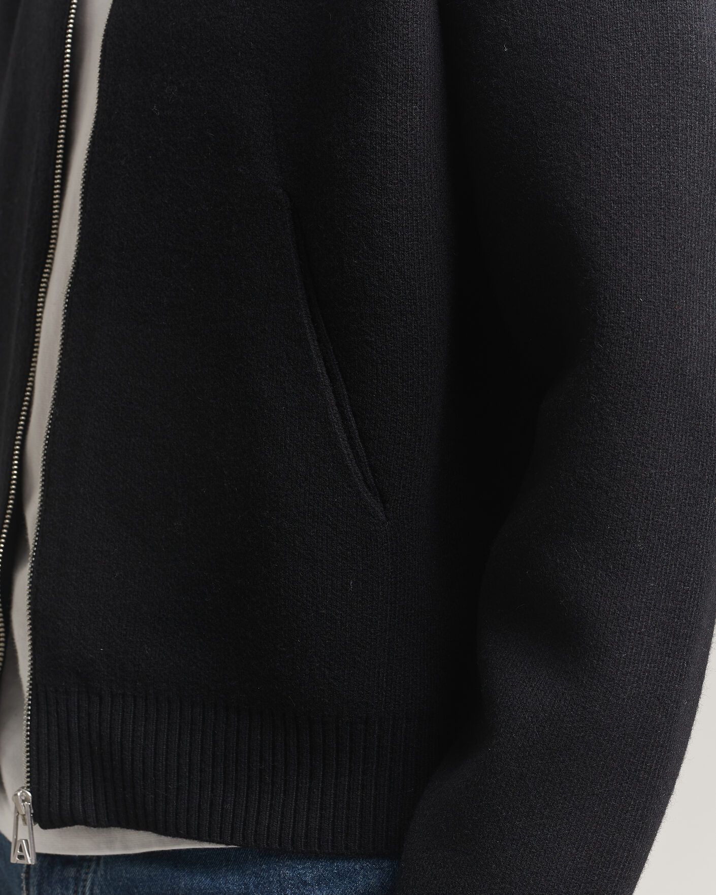 Herr | Tröjor | Axel Arigato | Core Zip-Up Sweater Black