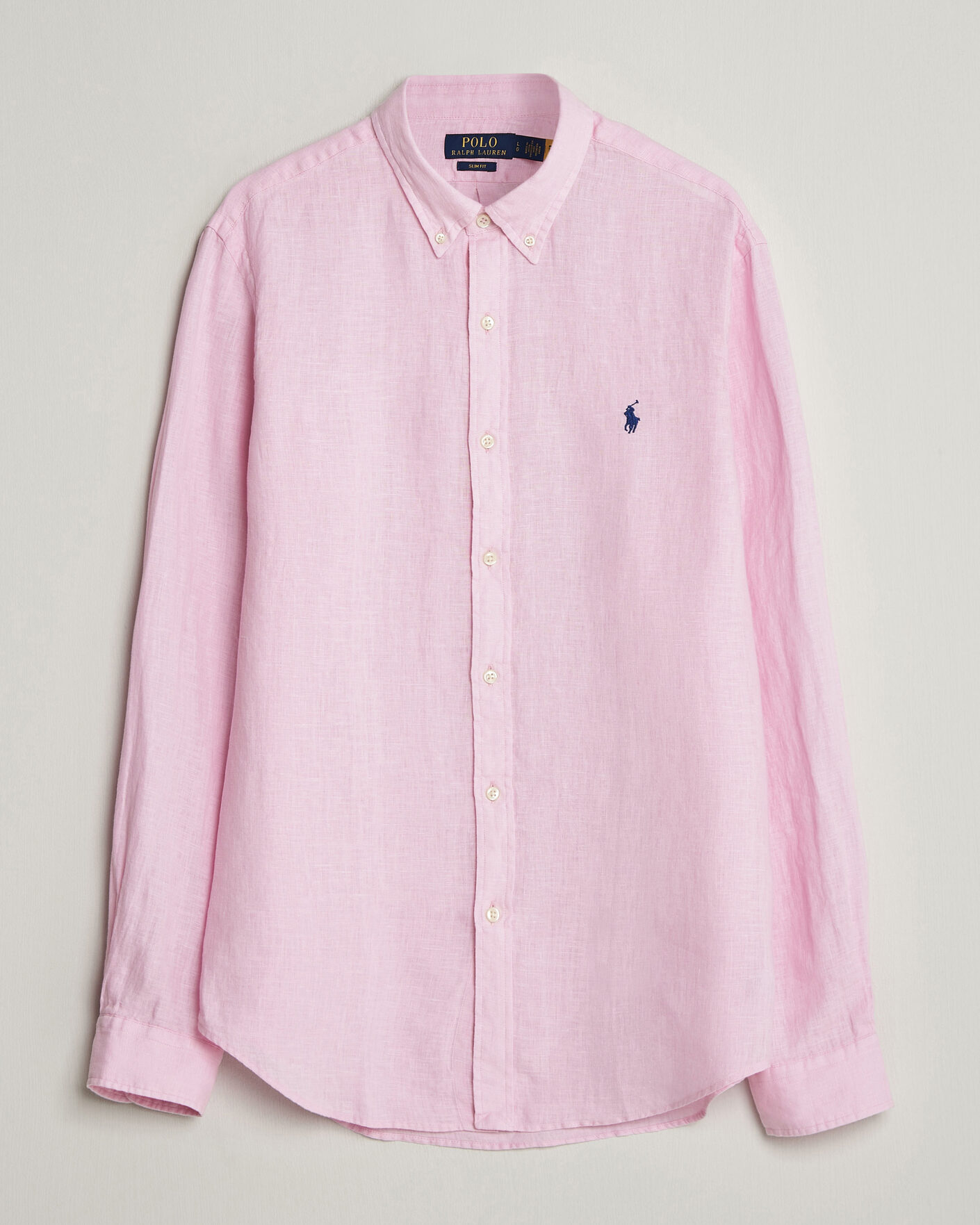 Herr | Skjortor | Polo Ralph Lauren | Slim Fit Linen Shirt Carmel Pink