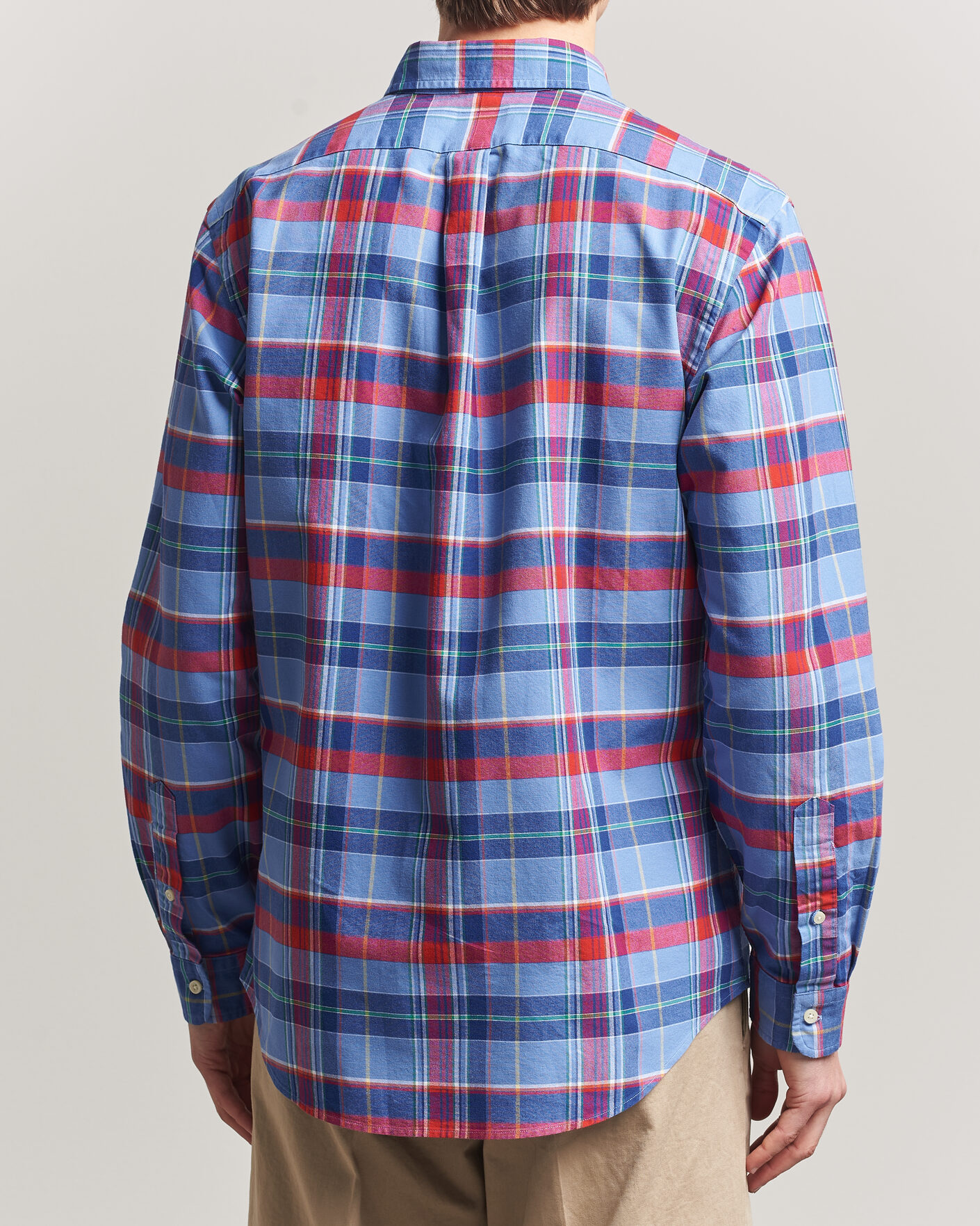 Herr | Skjortor | Polo Ralph Lauren | Custom Fit Check Oxford Shirt Blue Multi