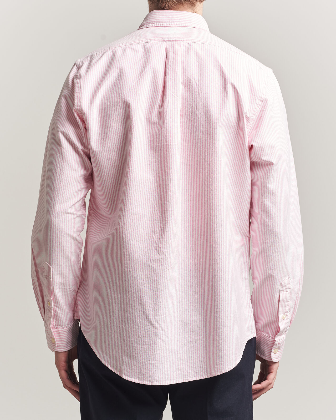 Herr | Skjortor | Polo Ralph Lauren | Custom Fit Micro Striped Oxford Shirt Pink
