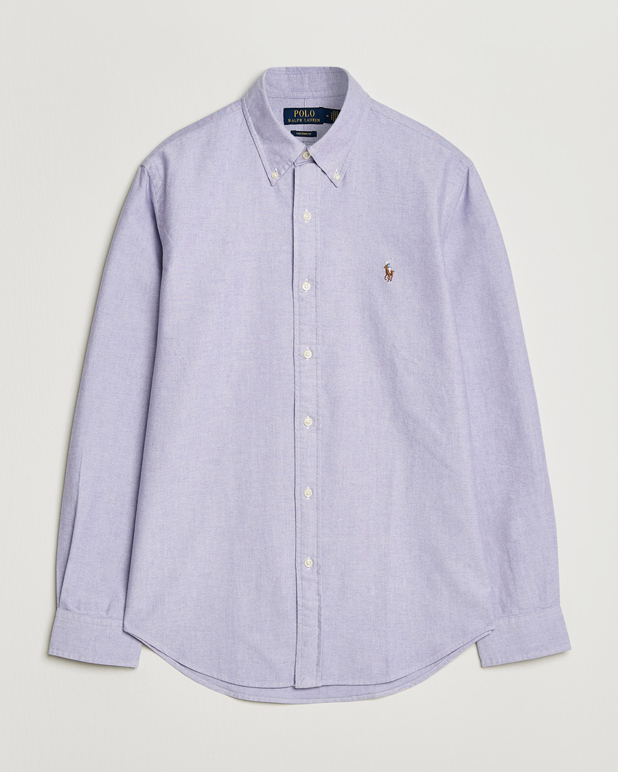 Herr | Skjortor | Polo Ralph Lauren | Custom Fit Oxford Shirt Tissel Purple