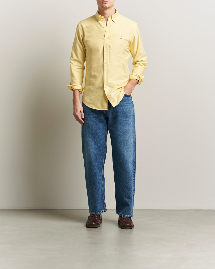 Herr | Skjortor | Polo Ralph Lauren | Custom Fit Oxford Shirt Yellow