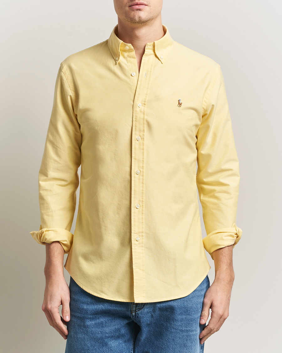 Herr | Skjortor | Polo Ralph Lauren | Custom Fit Oxford Shirt Yellow